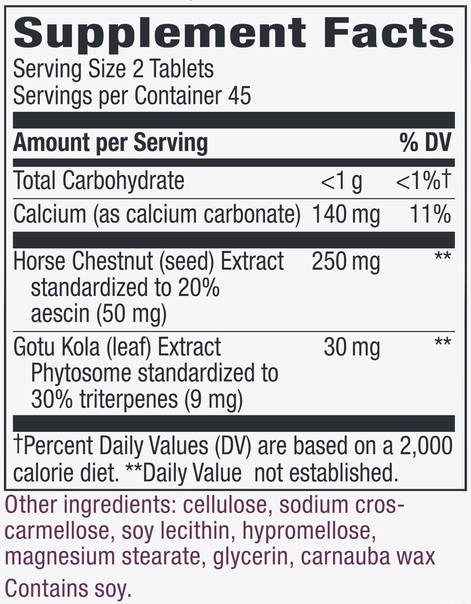 Nature's Way VariCare Premium Blend Ingredients