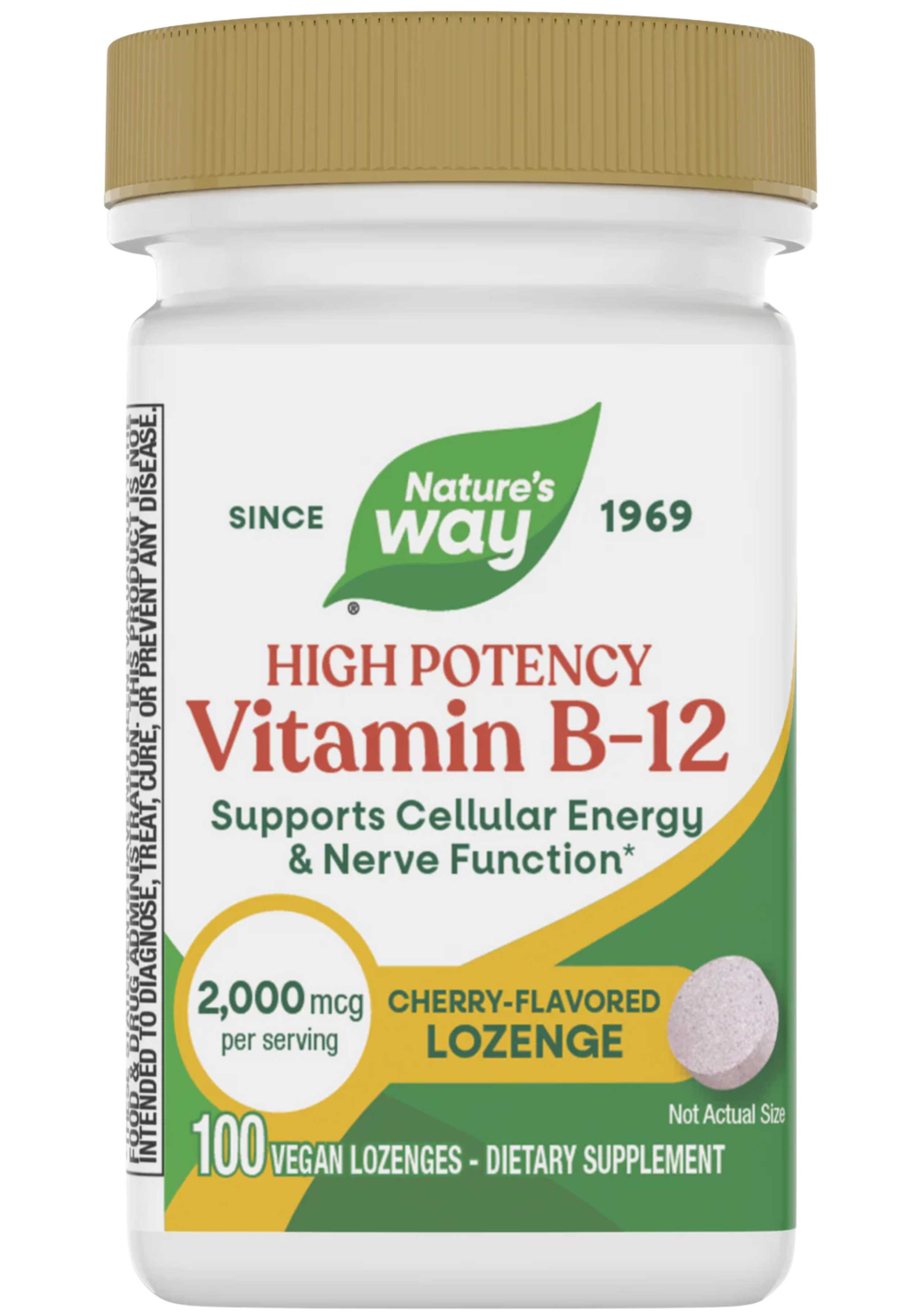 Nature's Way Vitamin B12 Lozenges High Potency