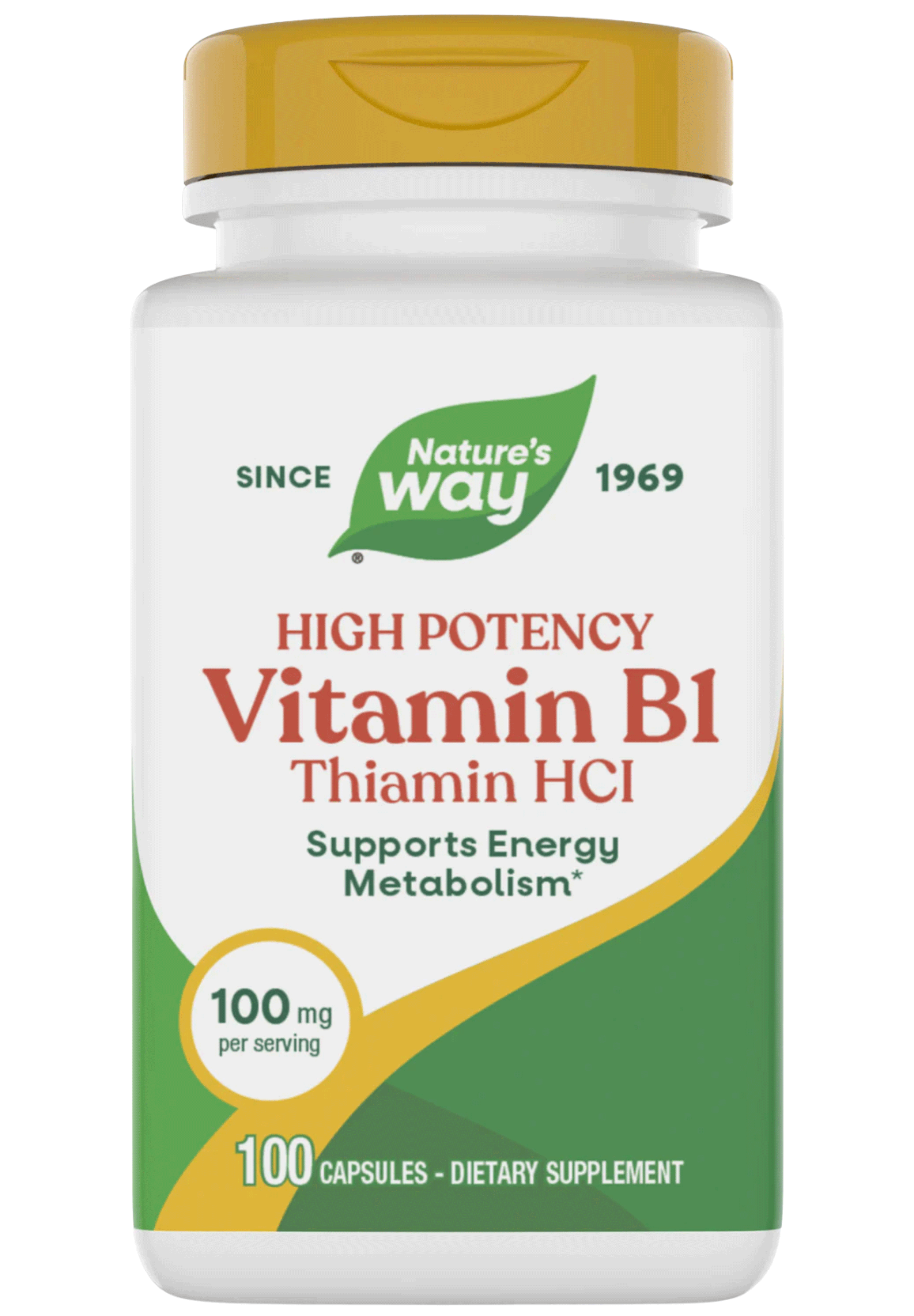 Nature's Way Vitamin B1 High Potency Thiamin HCl