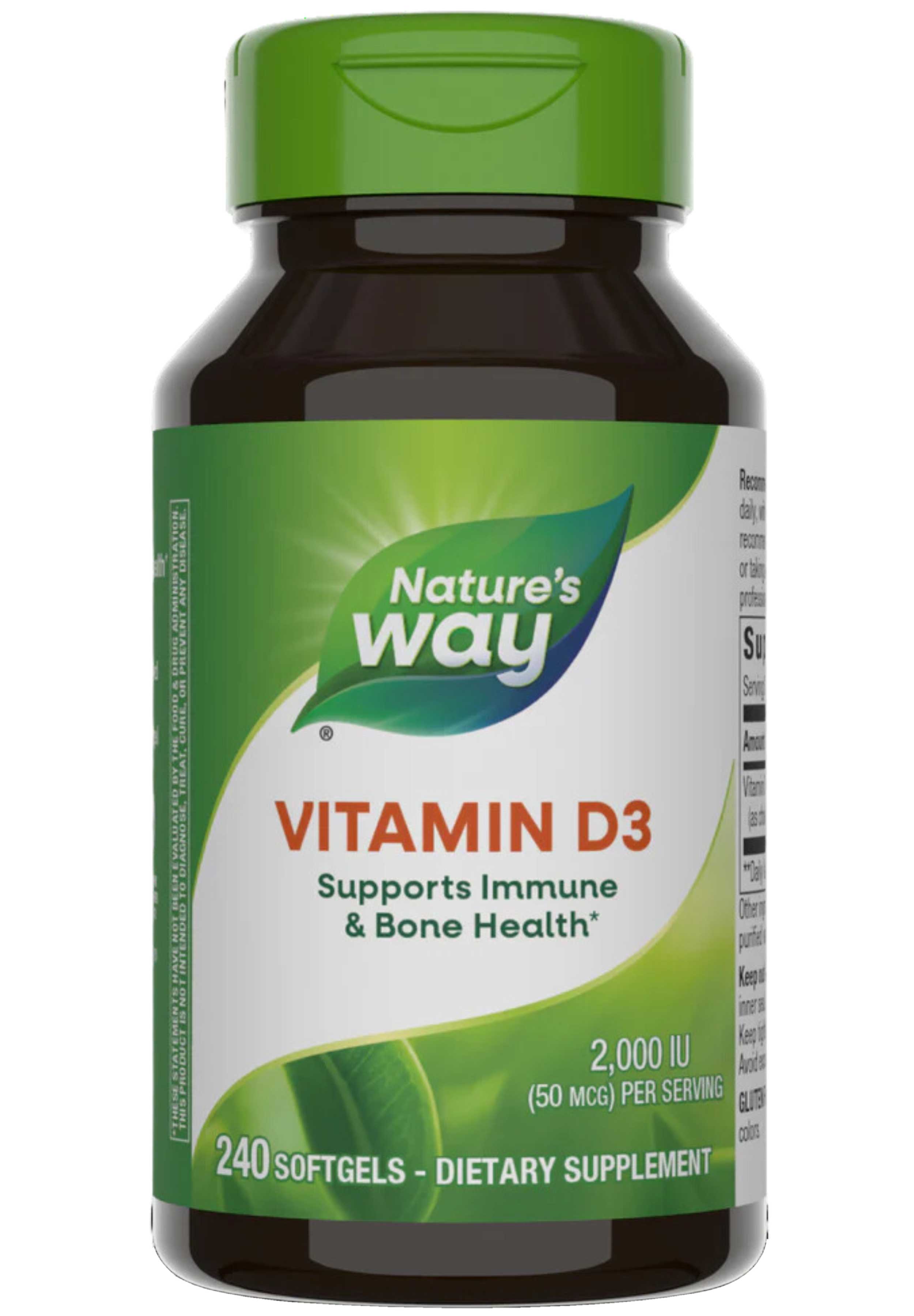 Nature's Way Vitamin D3 (Formerly Vitamin D3 Extra Strength)