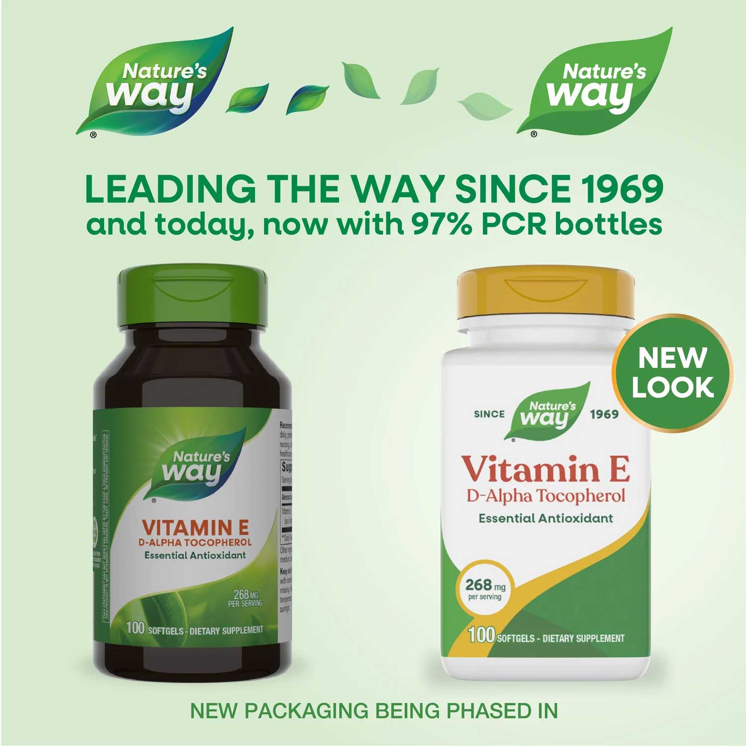 Nature's Way Vitamin E (D-Alpha Tocopherol) New Look