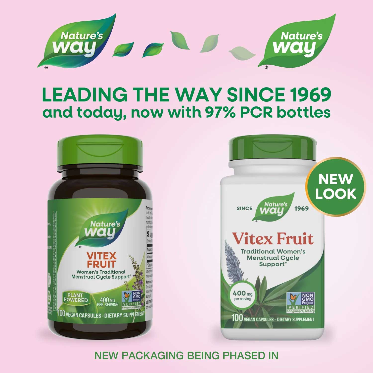 Nature's Way Vitex Fruit (Chaste Tree) New Look