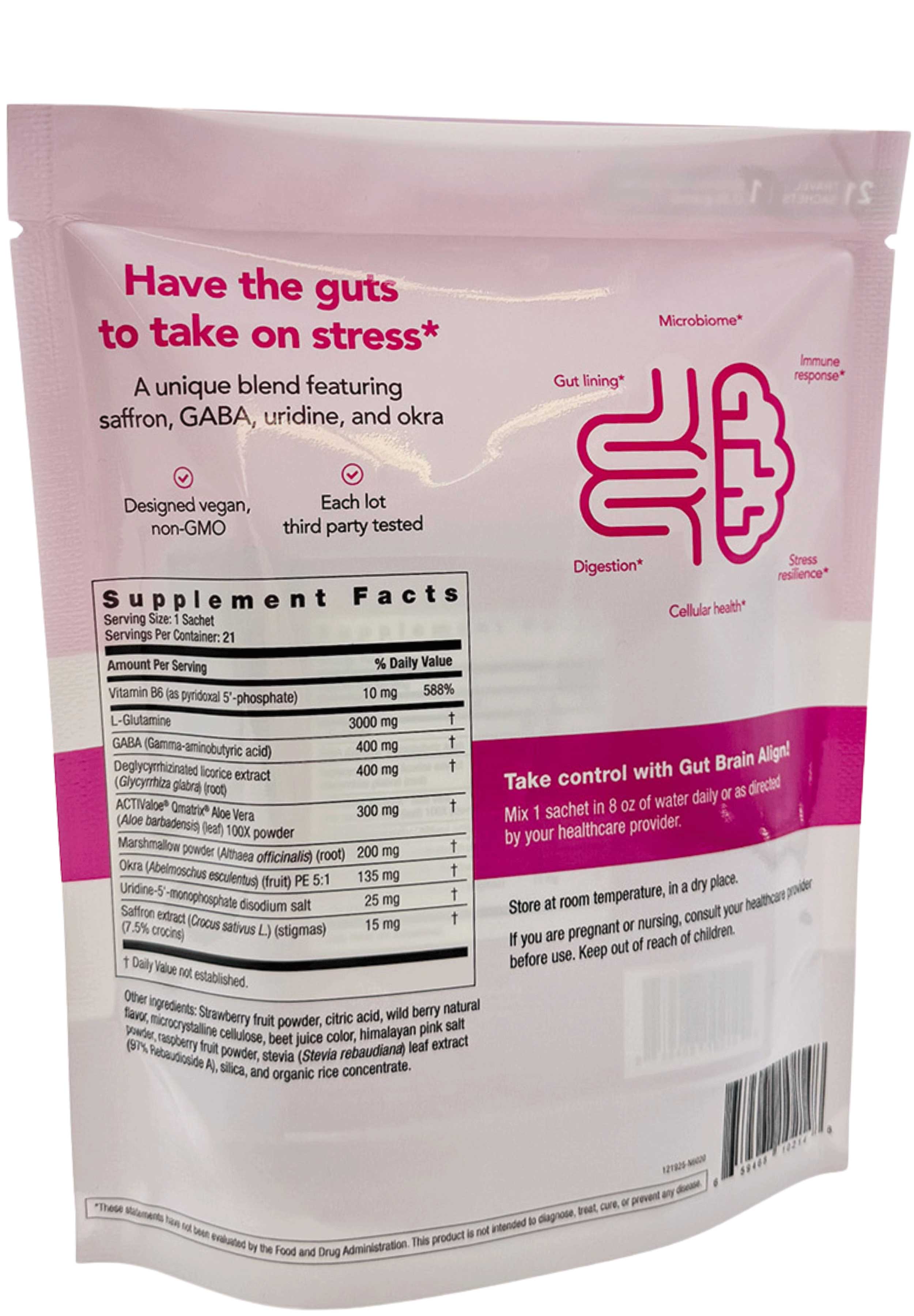 NeuroScience Gut Brain Align Ingredients