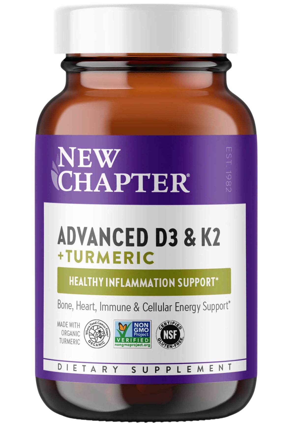 New Chapter Advanced D3 & K2 + Turmeric