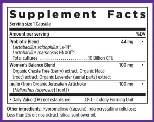 New Chapter All-Flora Probiotic Women's Daily (Formerly Women's Daily Probiotic) Ingredients