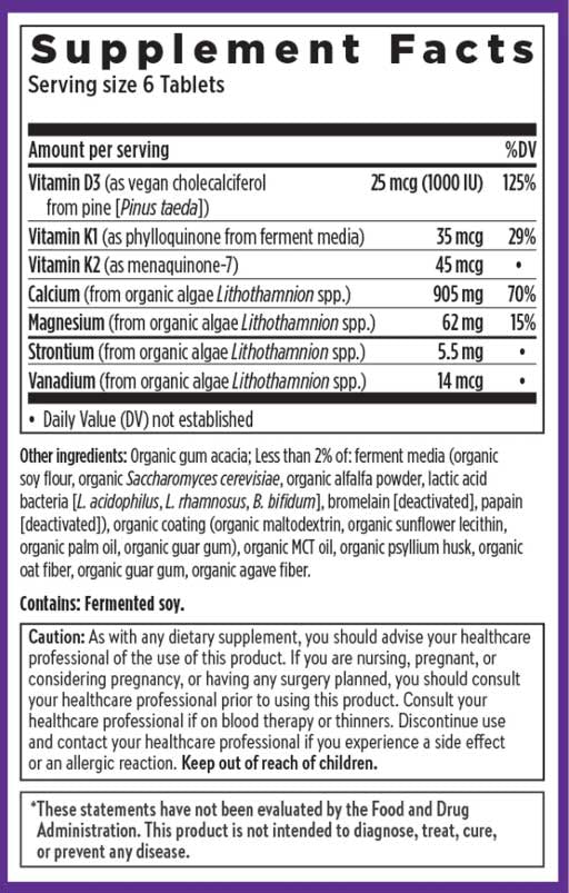 New Chapter Bone Strength Take Care (Tiny Tabs) Ingredients