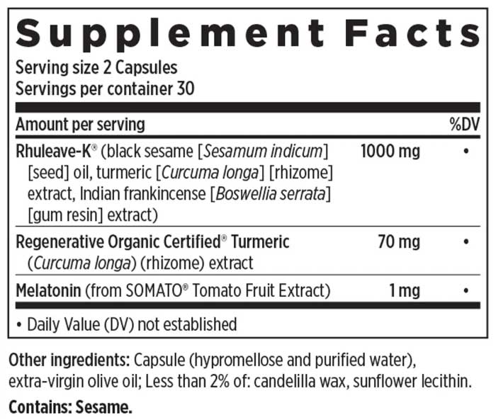 New Chapter Drug-Free Pain Relief + Sleep Ingredients