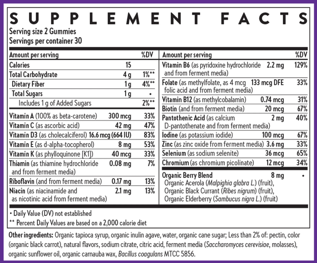 New Chapter Kids Multivitamin Ingredients