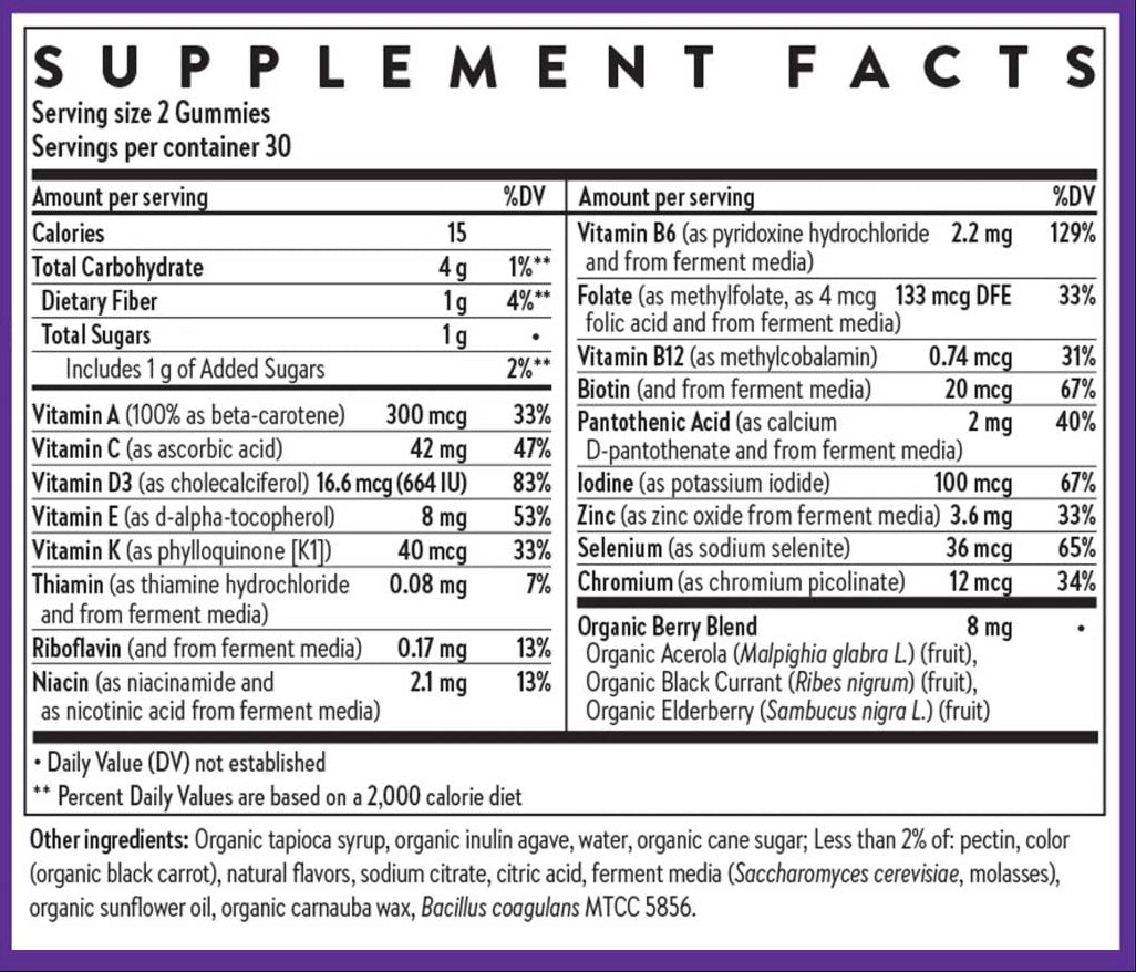 New Chapter Kids Multivitamin Ingredients