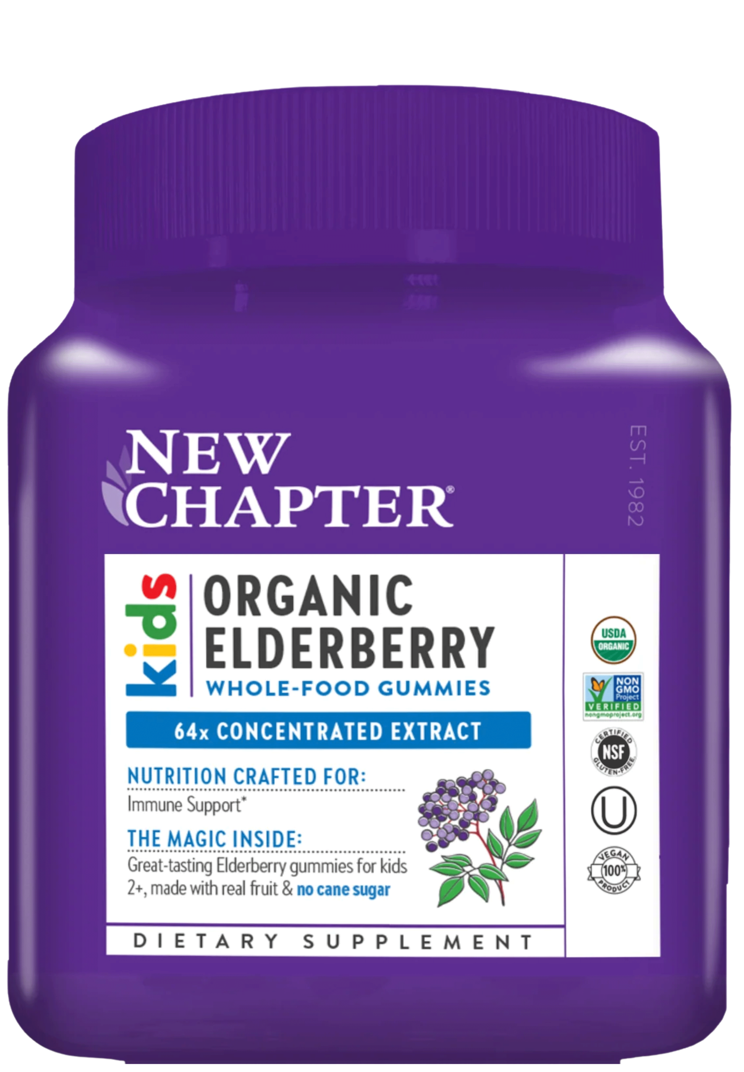 New Chapter Kids Organic Elderberry Whole-Food Gummies