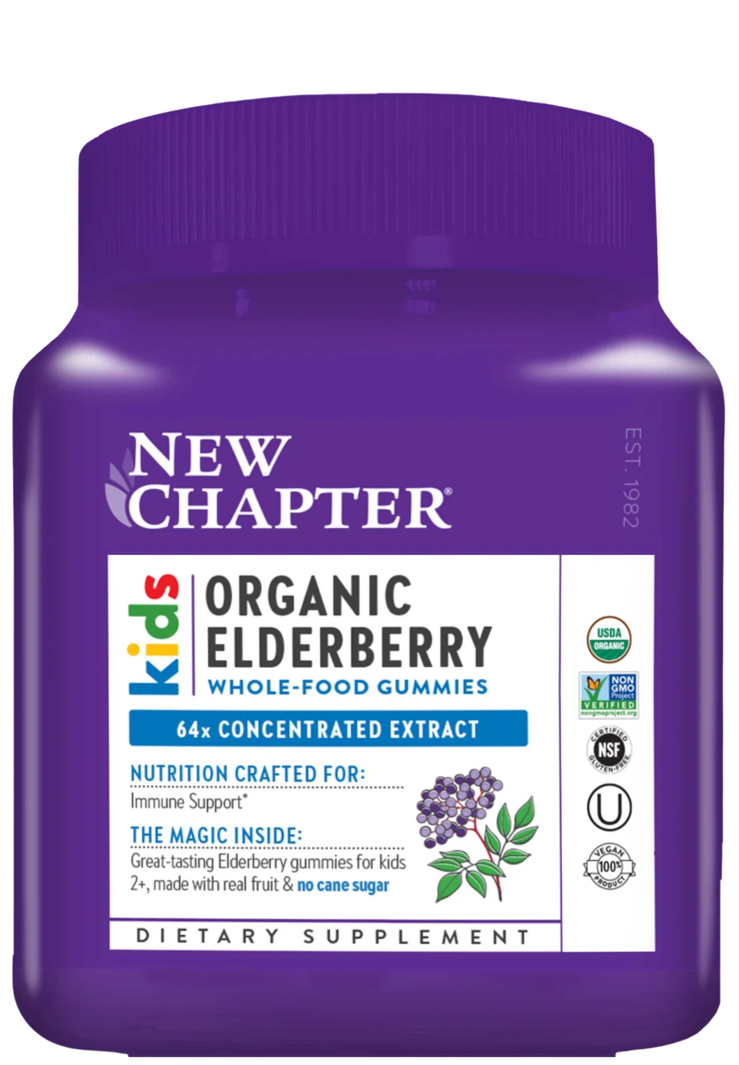 New Chapter Kids Organic Elderberry Whole-Food Gummies