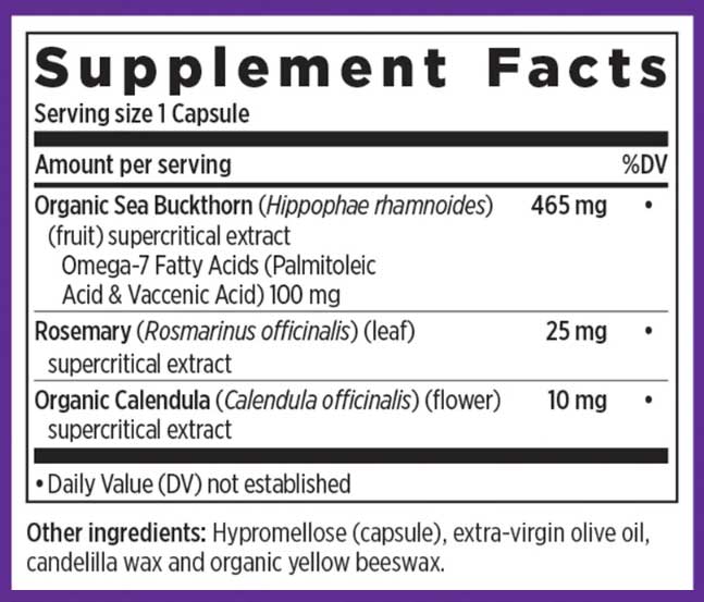 New Chapter Omega-7 Ingredients