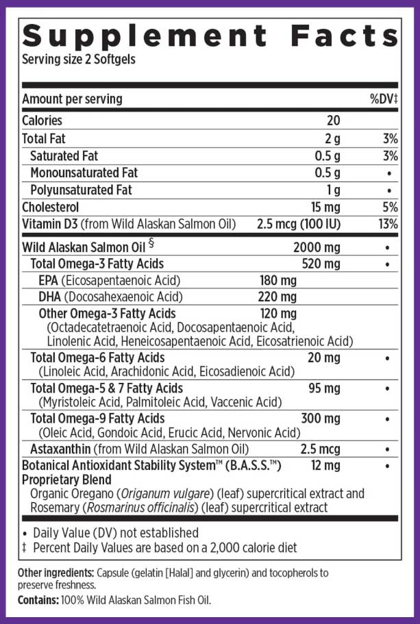 New Chapter Wholemega Fish Oil
