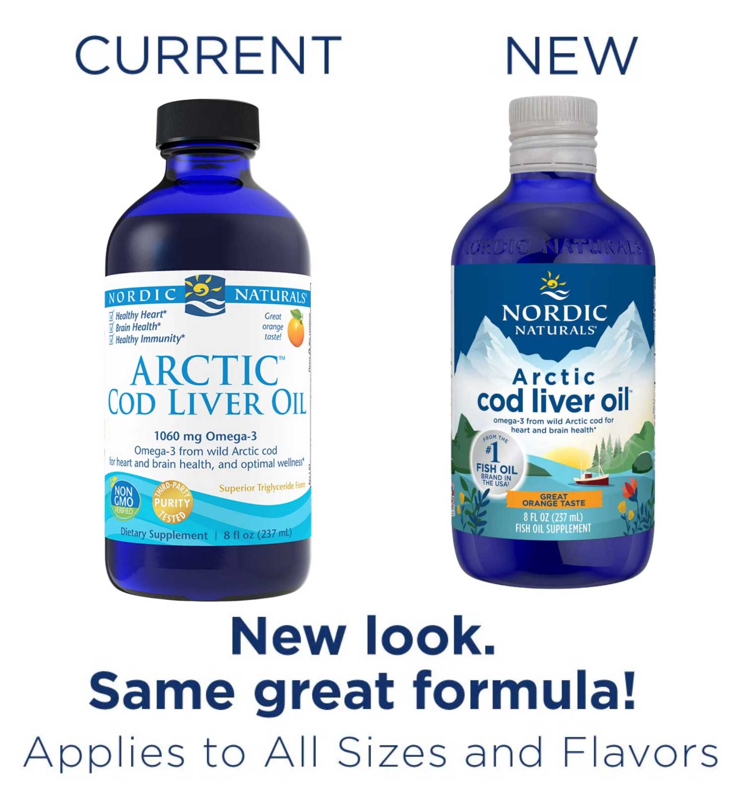 Nordic Naturals Arctic Cod Liver Oil New Look
