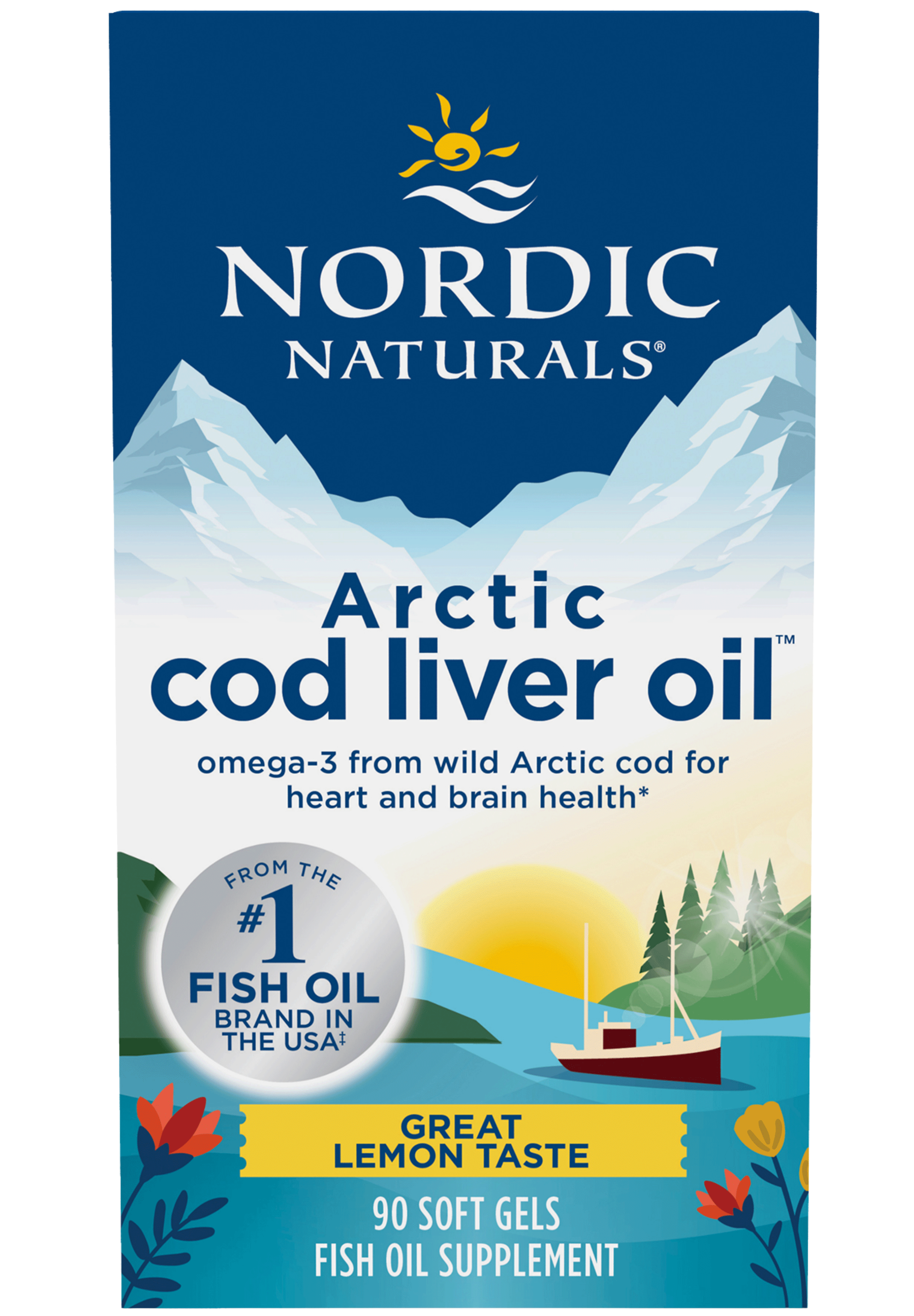 Nordic Naturals Arctic Cod Liver Oil Softgels