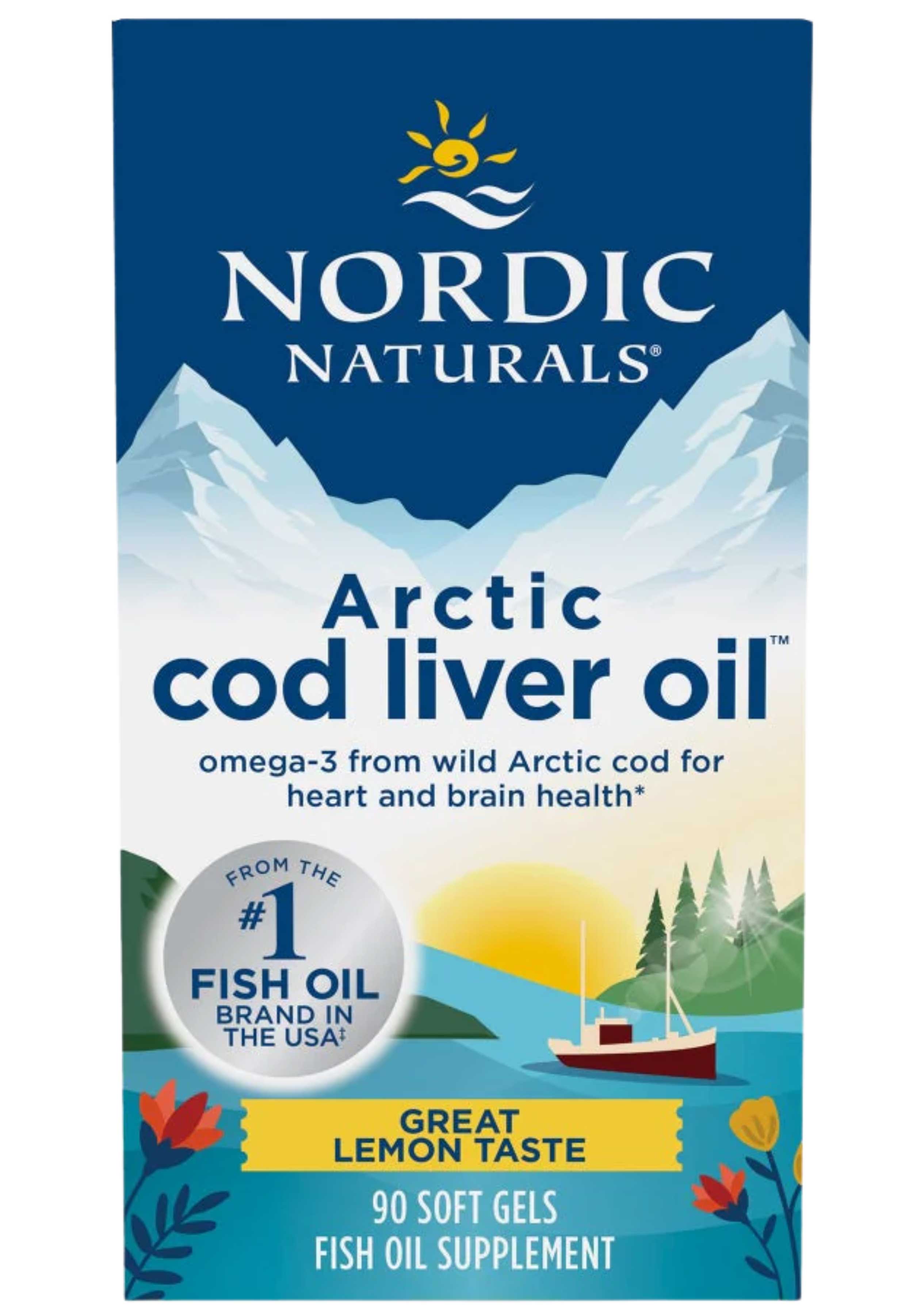 Nordic Naturals Arctic Cod Liver Oil Softgels