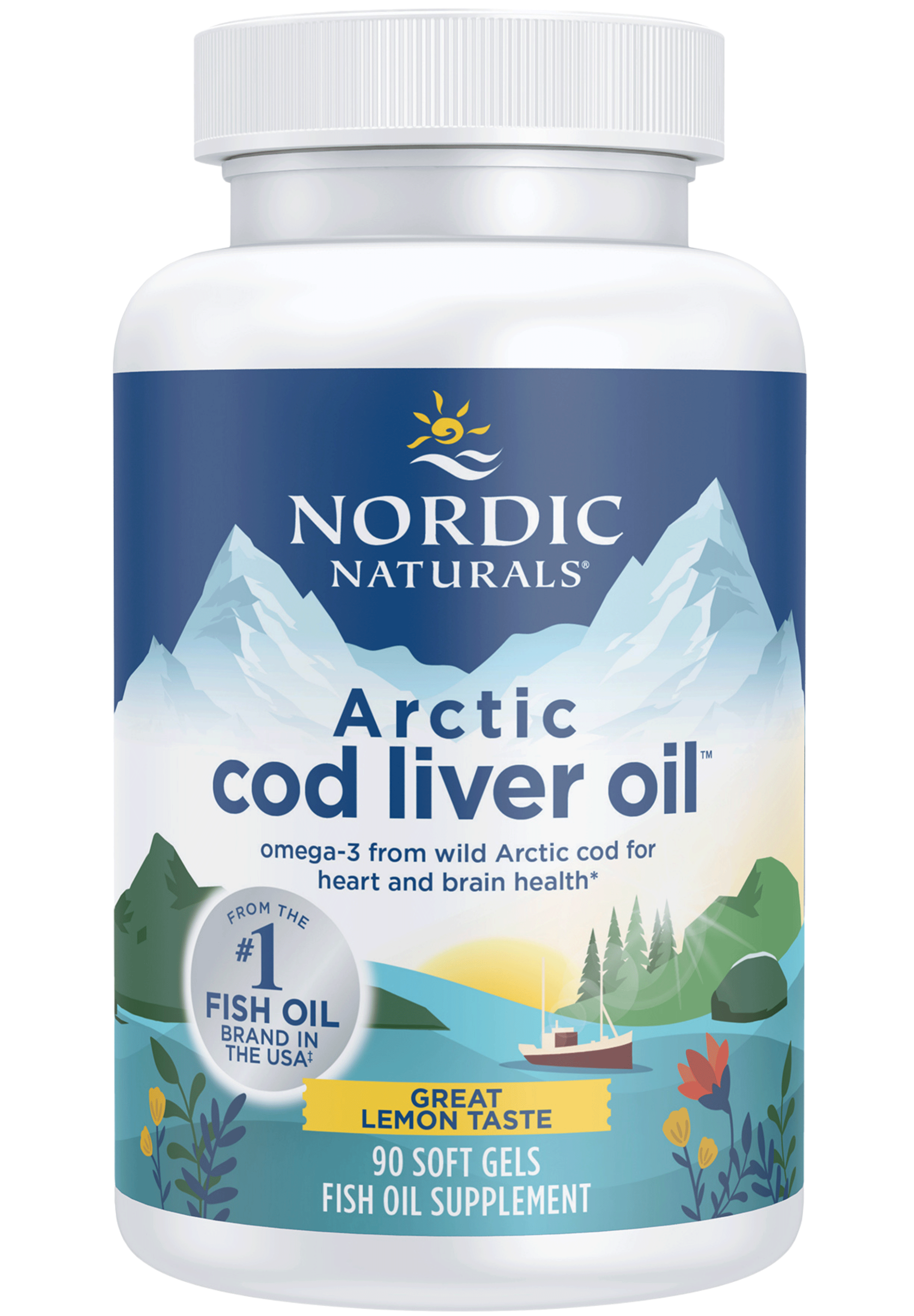 Nordic Naturals Arctic Cod Liver Oil Softgels
