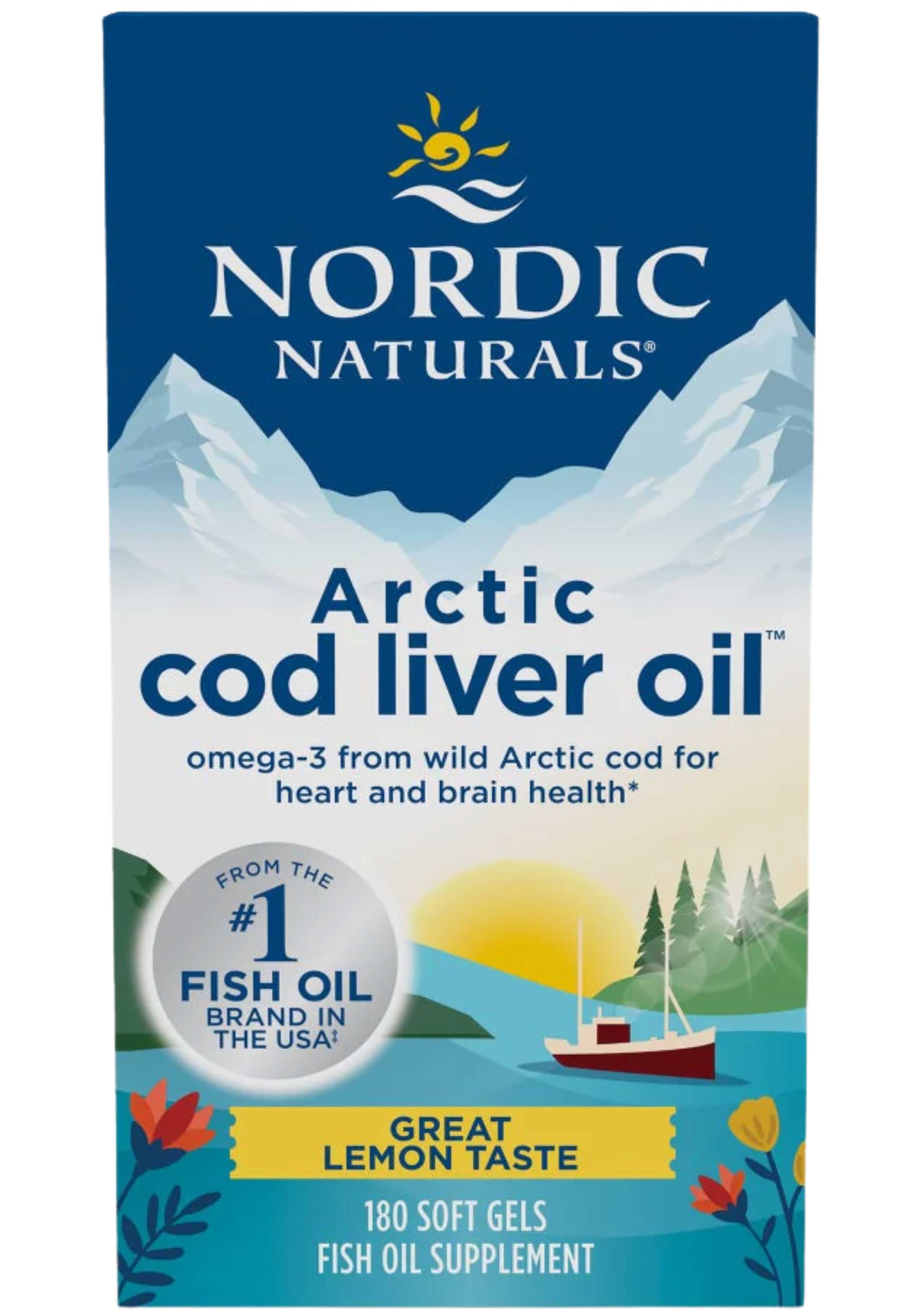 Nordic Naturals Arctic Cod Liver Oil Softgels