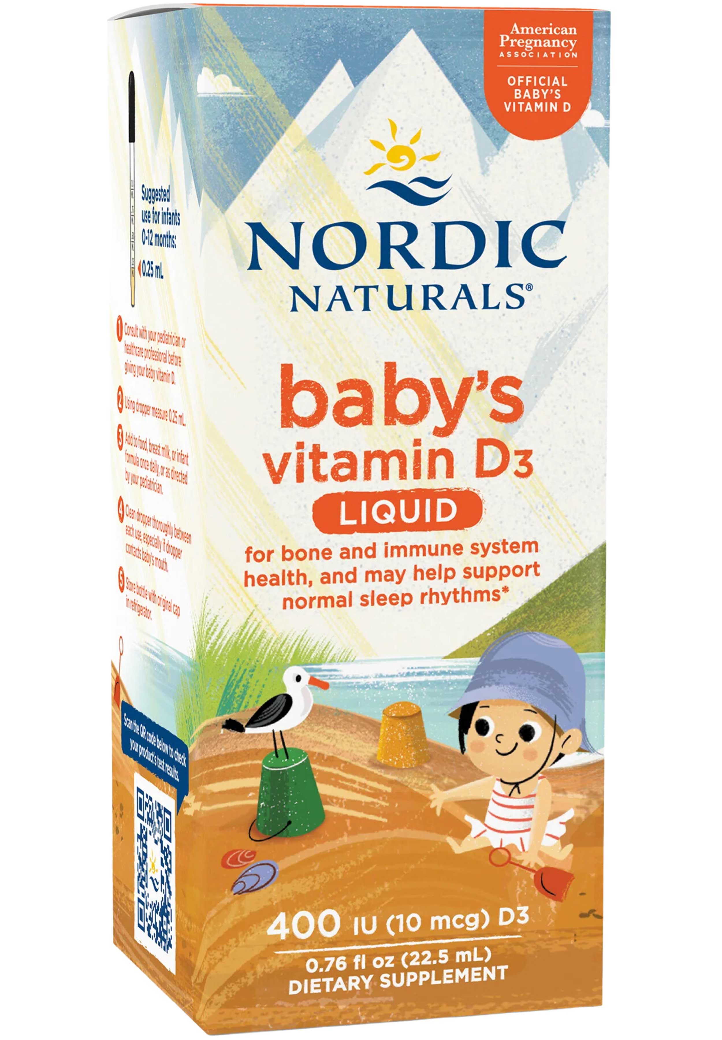 Nordic Naturals Baby's Vitamin D3 Liquid