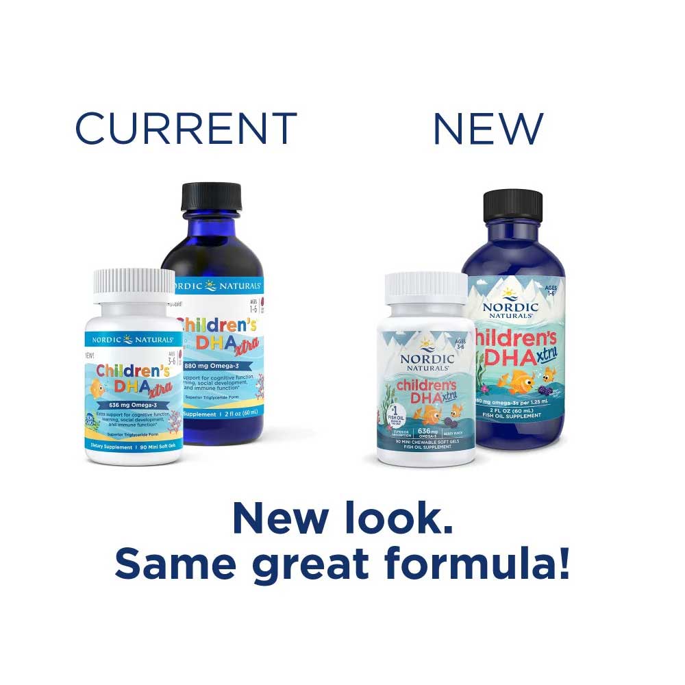 Nordic Naturals Children's DHA Xtra New Look
