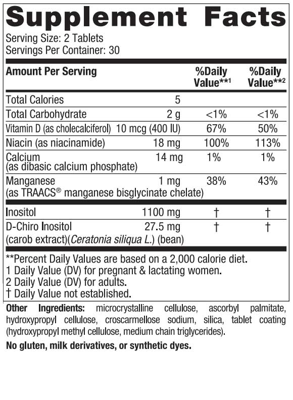 Nordic Naturals Fertility Support Ingredients