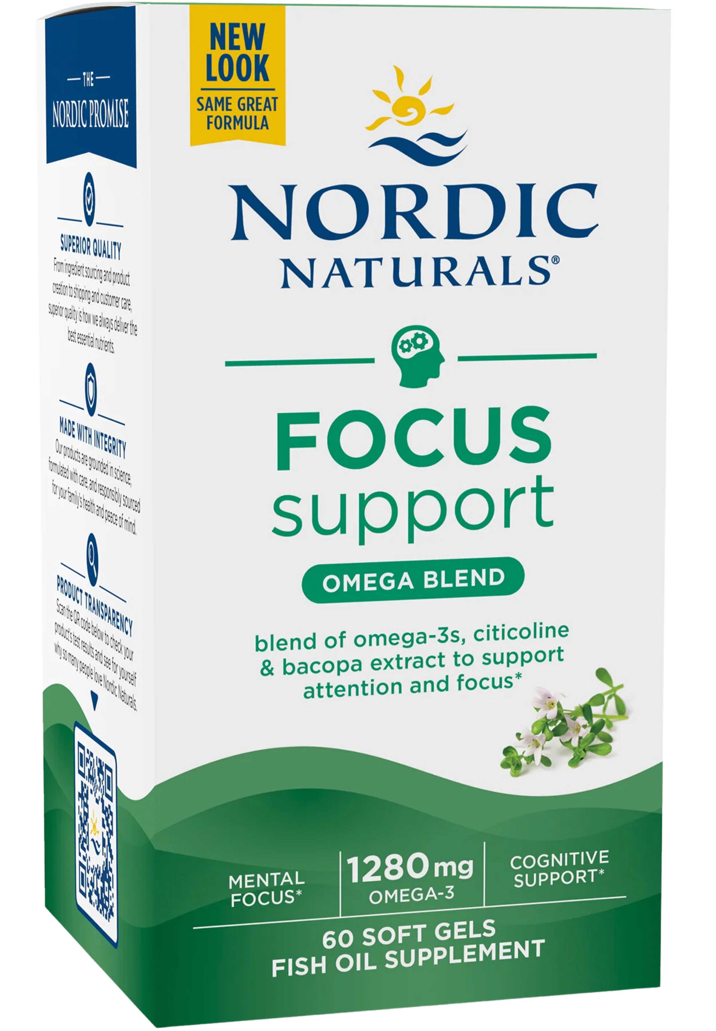 Nordic Naturals Focus Support (Formerly Omega Focus)