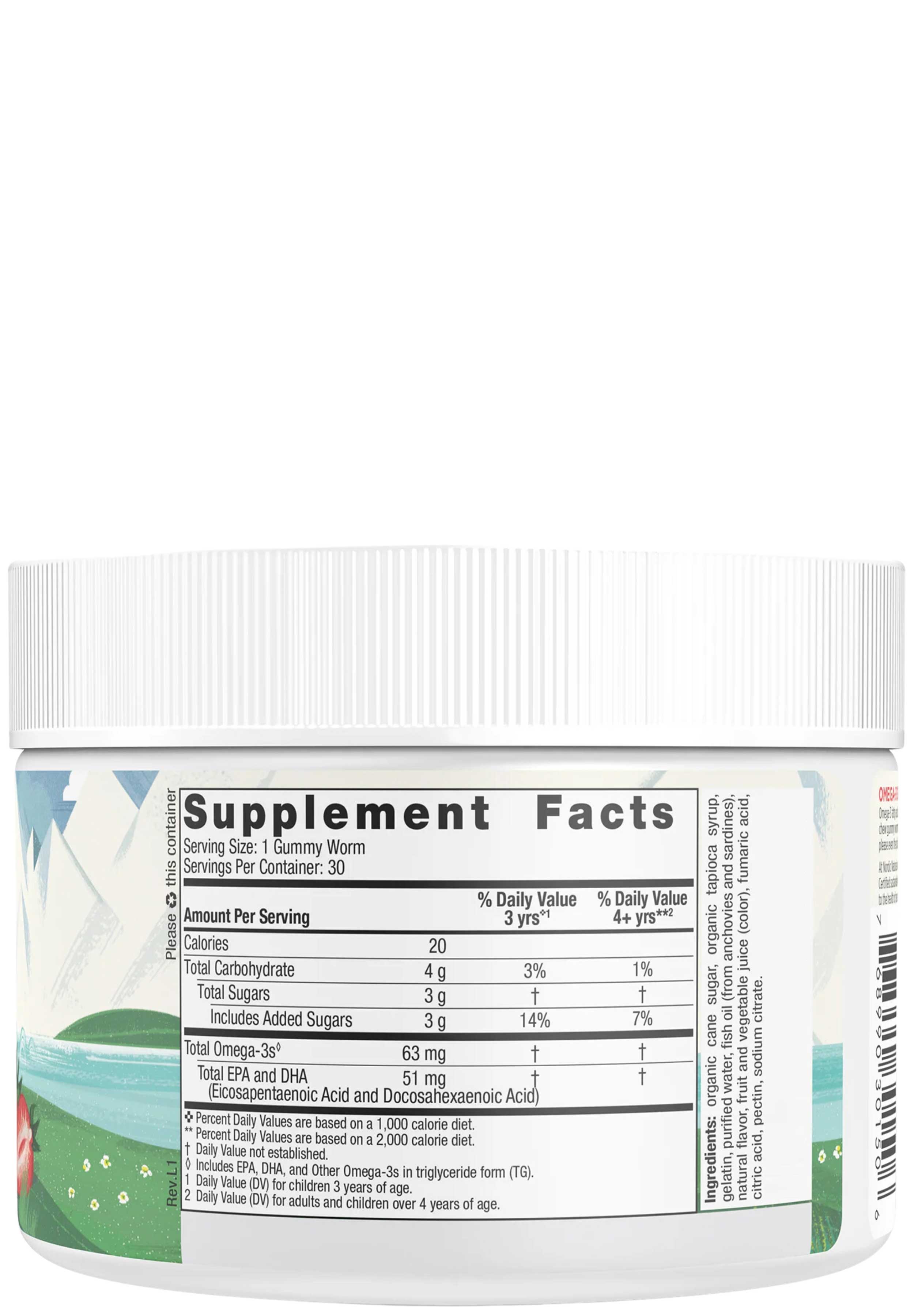 Nordic Naturals Nordic Omega-3 Gummy Worms Ingredients