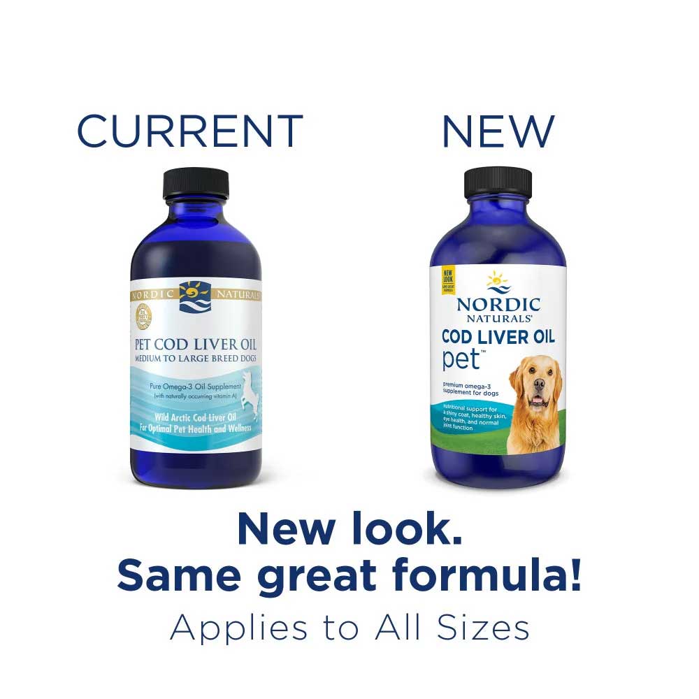Nordic Naturals Pet Cod Liver Oil New Look