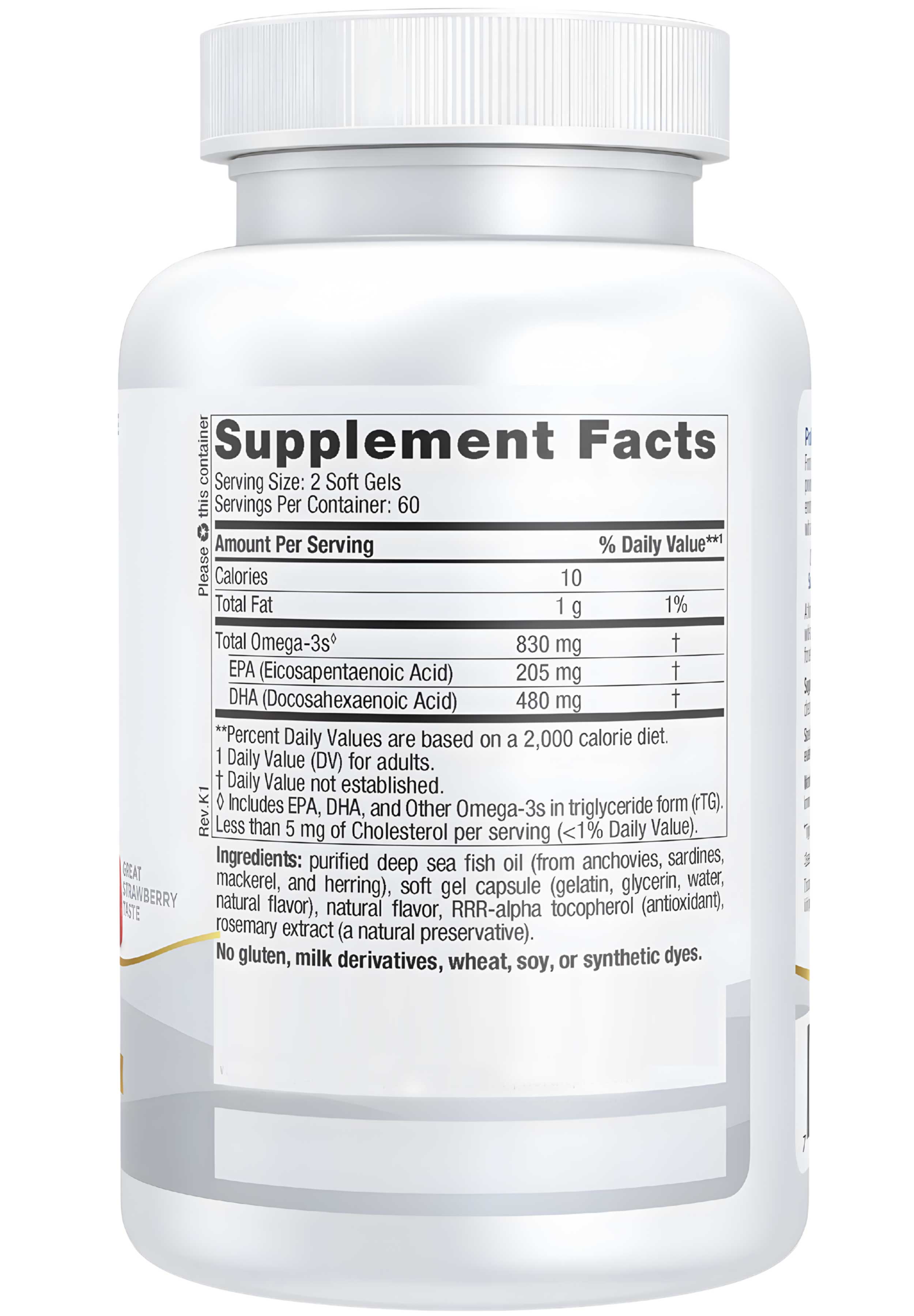 Nordic Naturals ProDHA Ingredients
