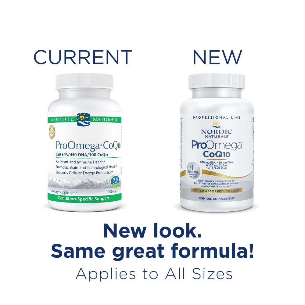 Nordic Naturals ProOmega CoQ10 New Look