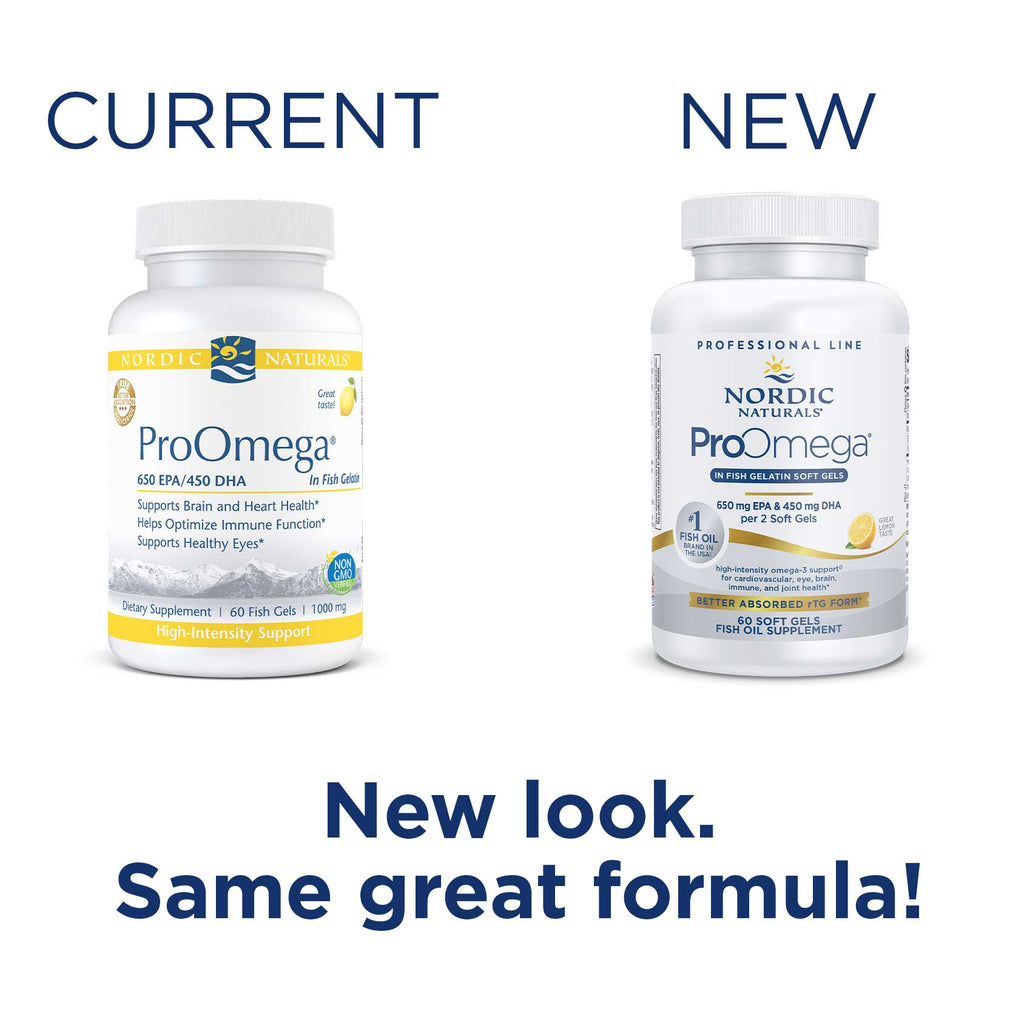 Nordic Naturals ProOmega in Fish Gelatin New Look