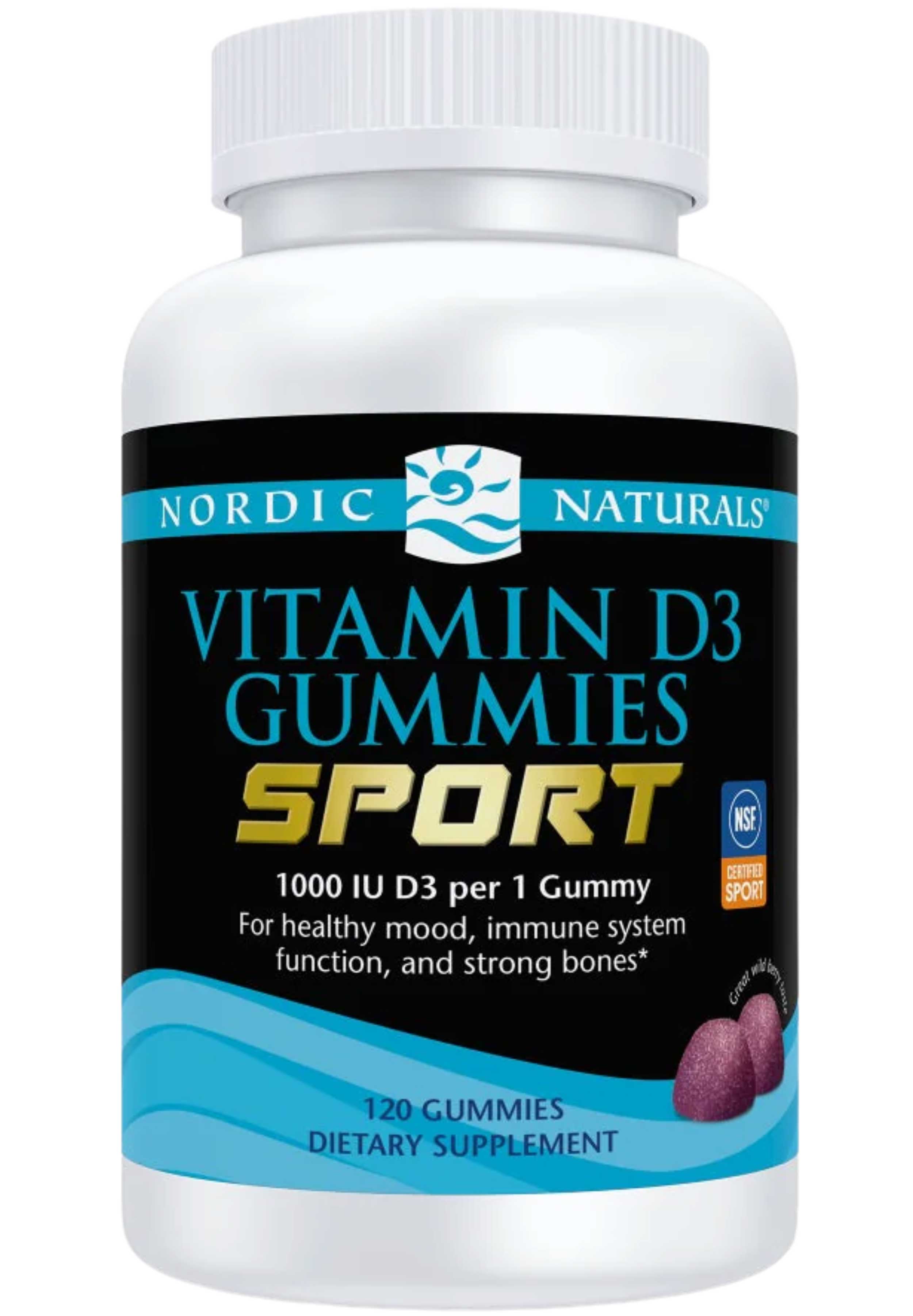 Nordic Naturals Vitamin D3 Gummies Sport