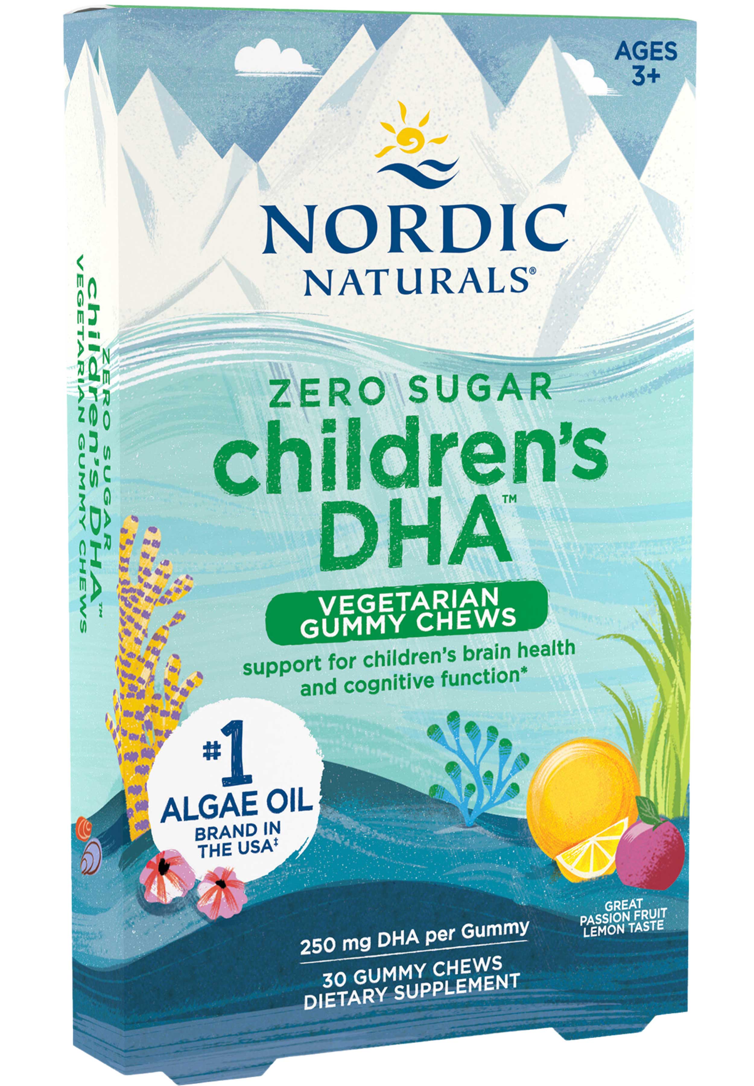 Nordic Naturals Zero Sugar Children's DHA™ Vegetarian Gummy Chews