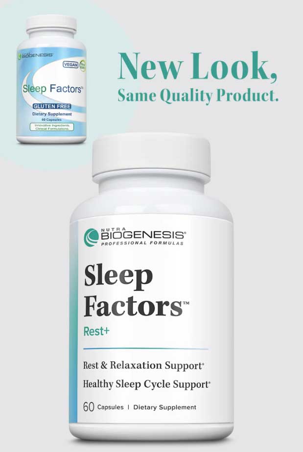 Nutra BioGenesis Sleep Factors New Look