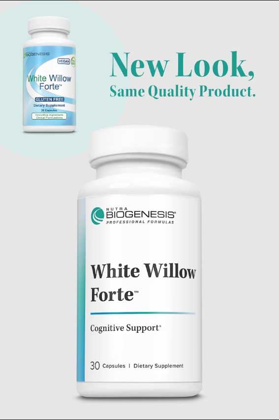 Nutra BioGenesis White Willow Forte New Look
