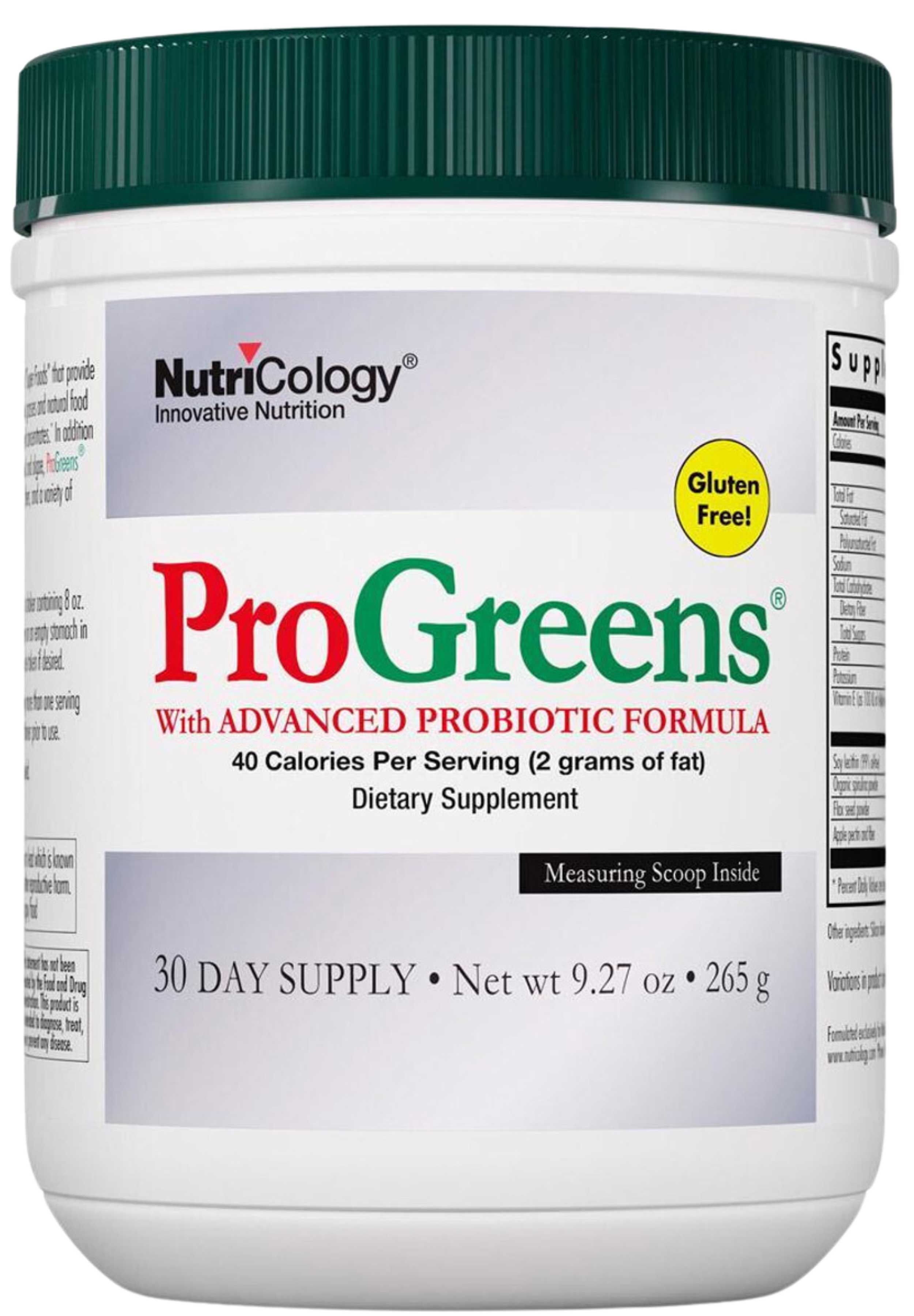 Nutricology ProGreens with Advanced Probiotic Formula