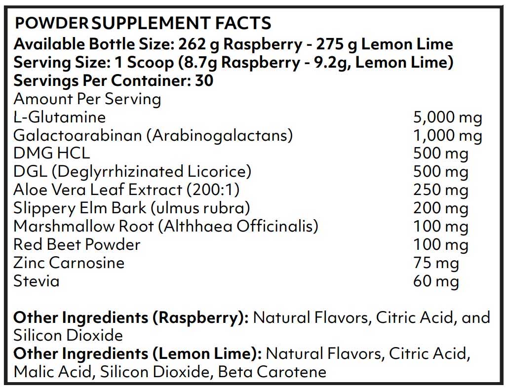 Nutritional Frontiers GI Complete Powder  Ingredients