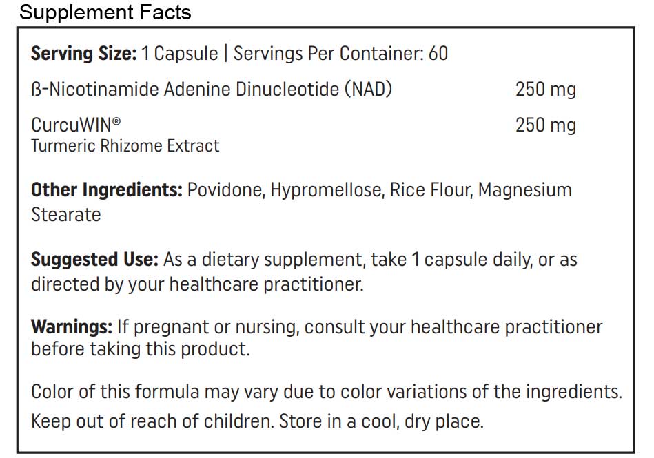 Nutritional Frontiers NAD+ Ingredients