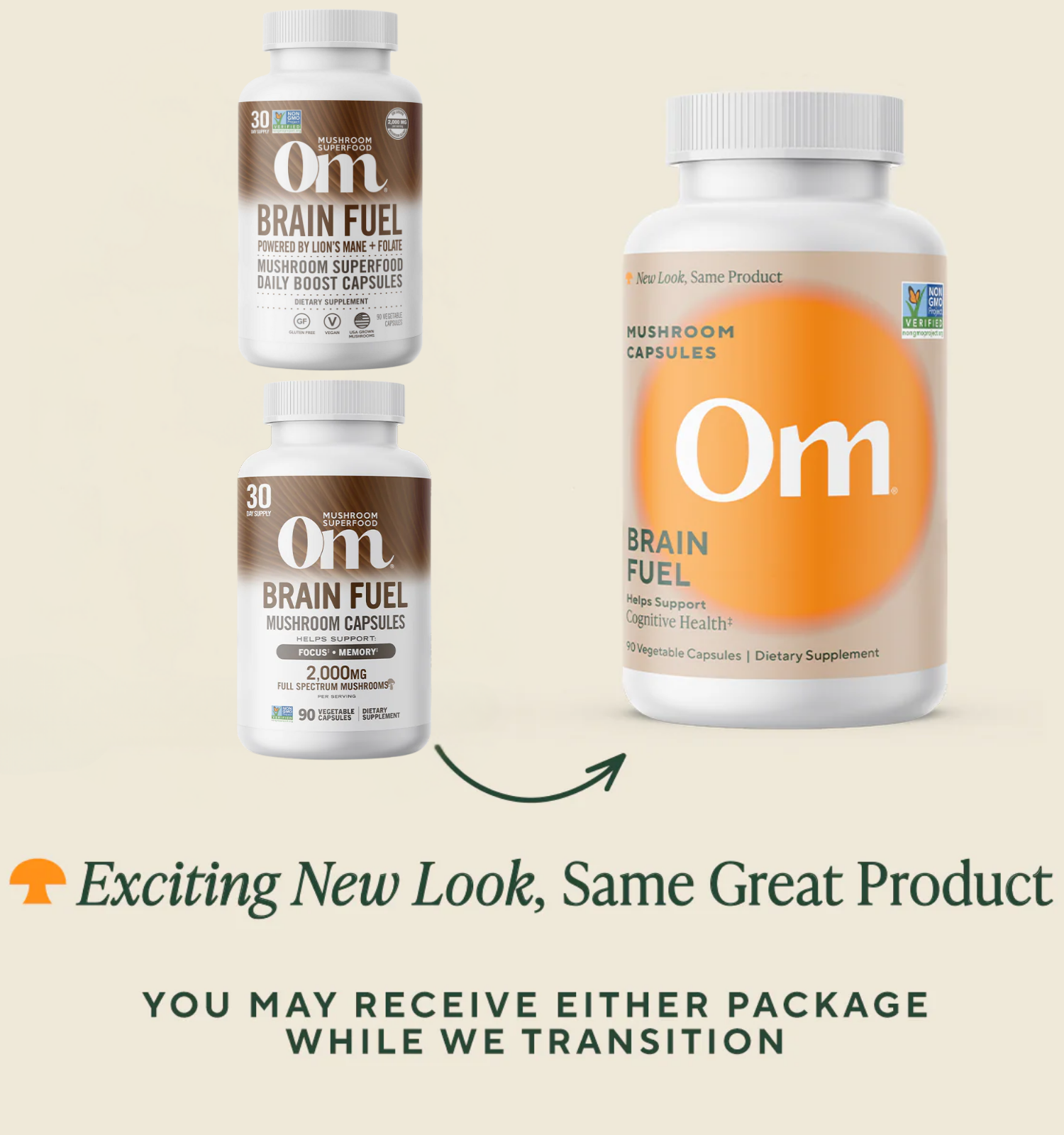 Om Mushroom Superfood Brain Fuel Brain Fuel New Look