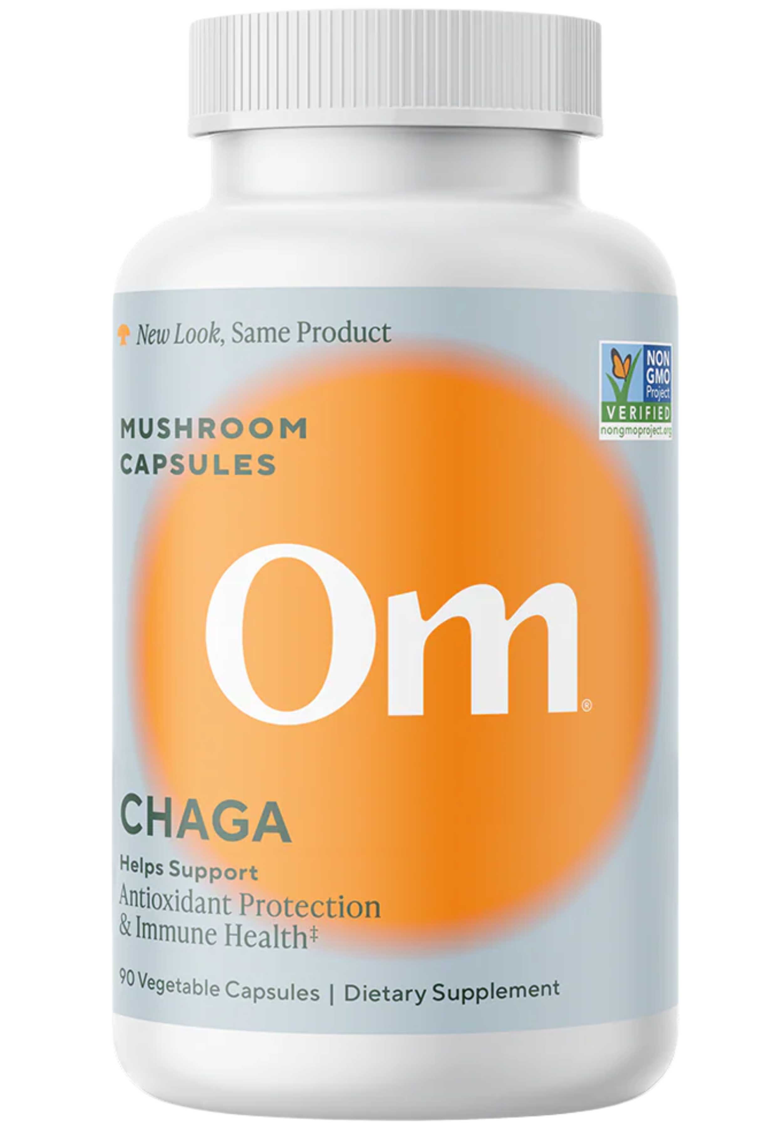 Om Mushroom Superfood Chaga Capsules
