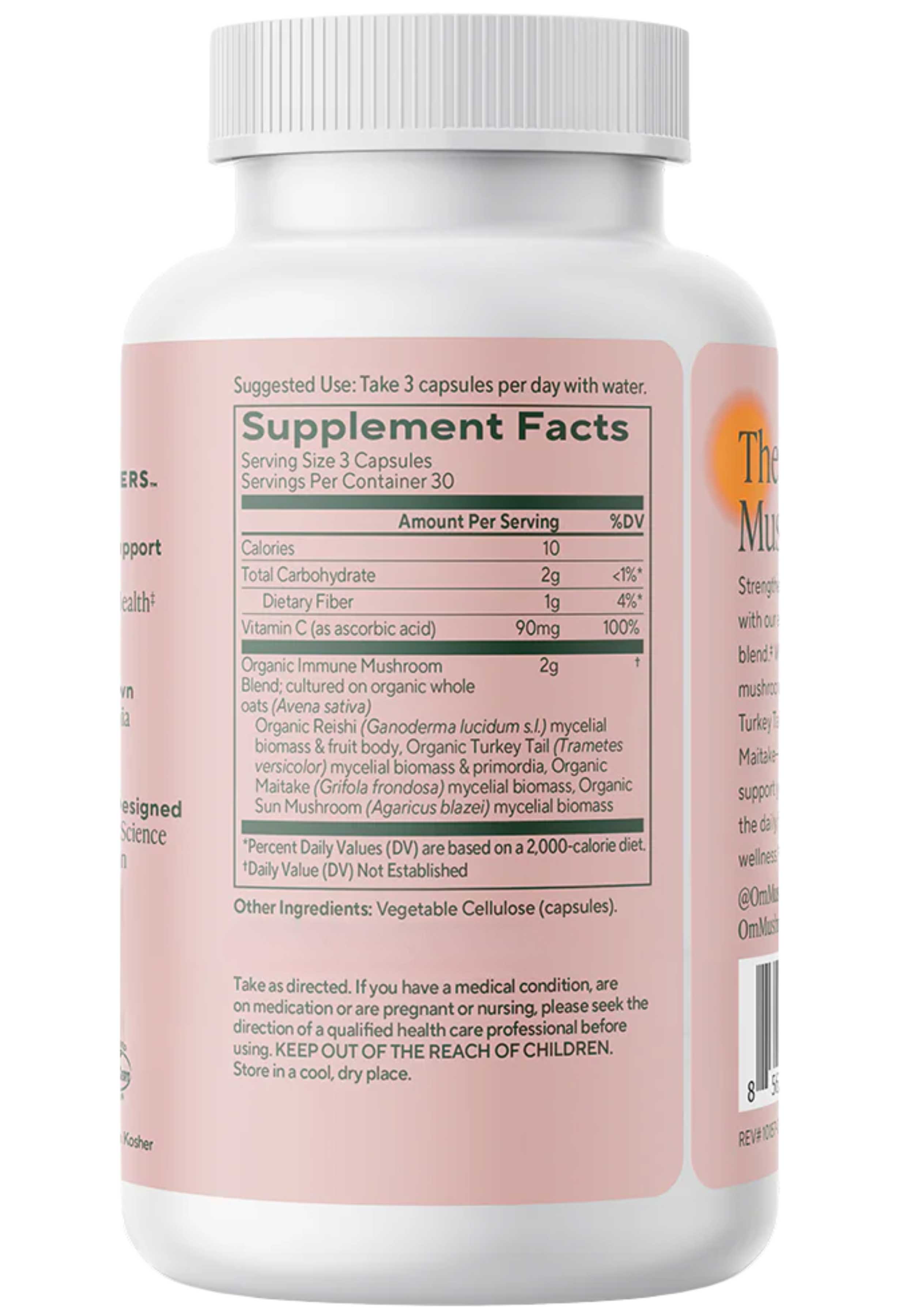 Om Mushroom Superfood Immune Defense Ingredients