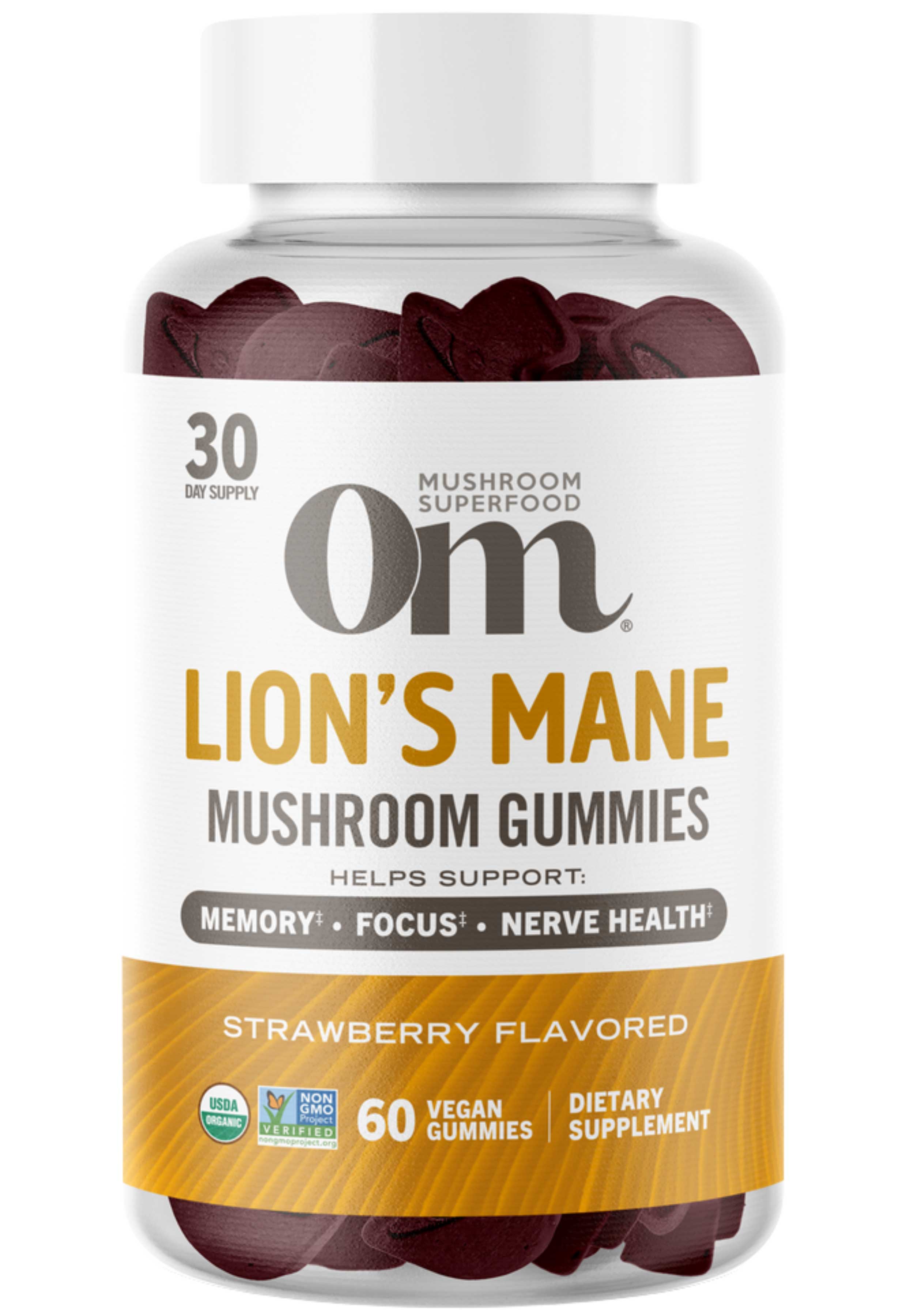Om Mushroom Superfood Lion's Mane Gummies
