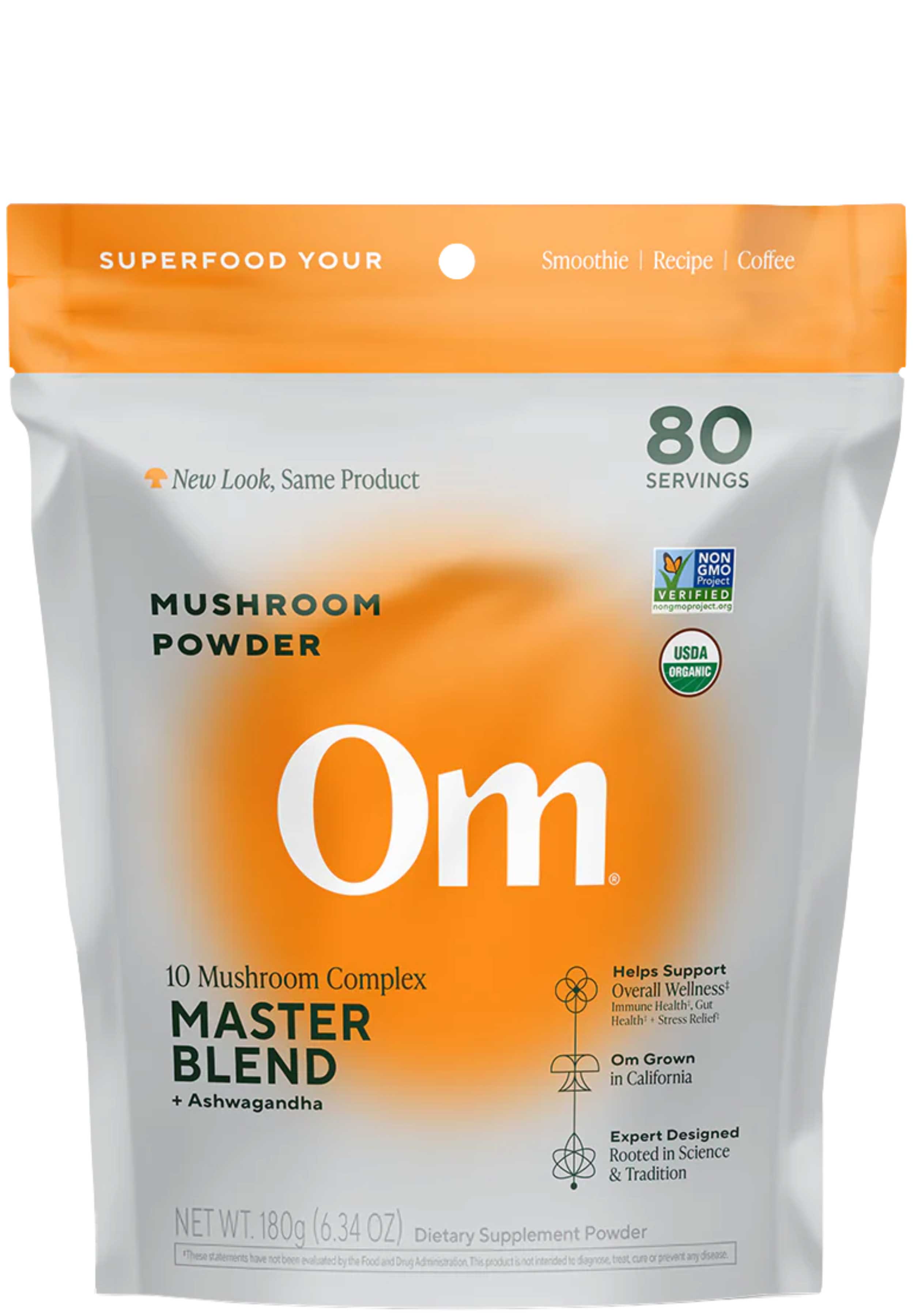 Om Mushroom Superfood Master Blend Powder