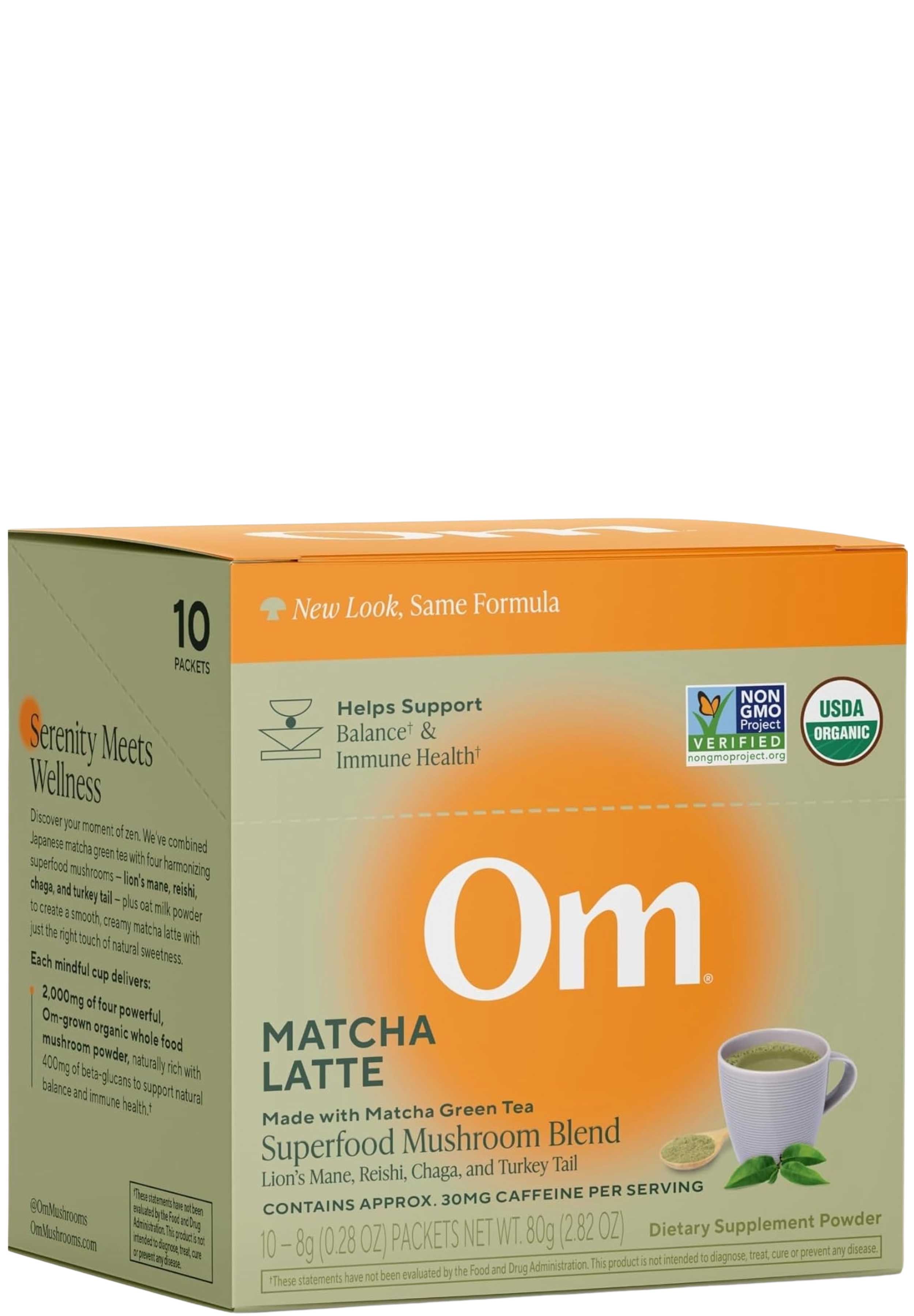 Om Mushroom Superfood Matcha Latte Blend
