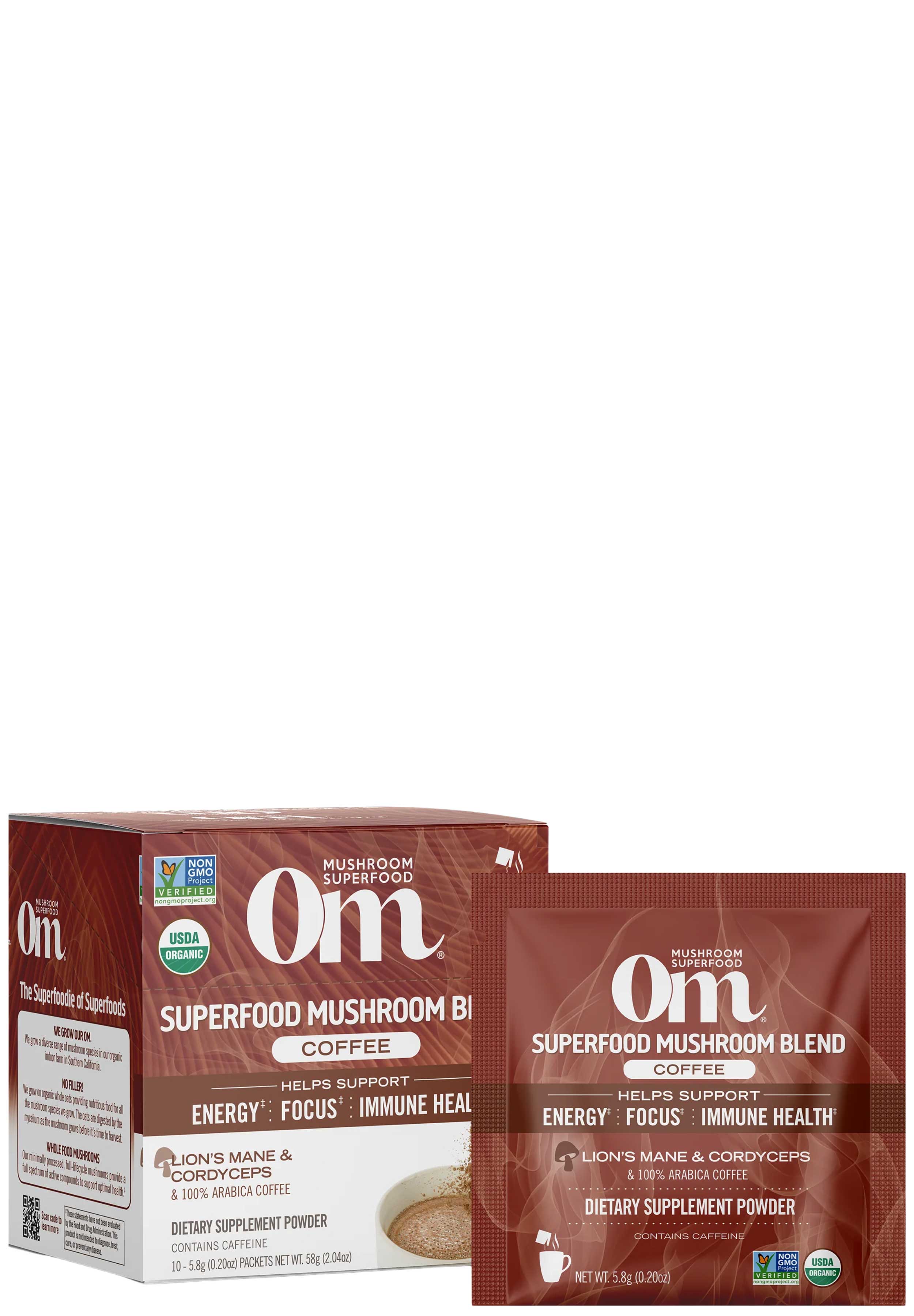Om Mushroom Superfood Mushroom Coffee Blend