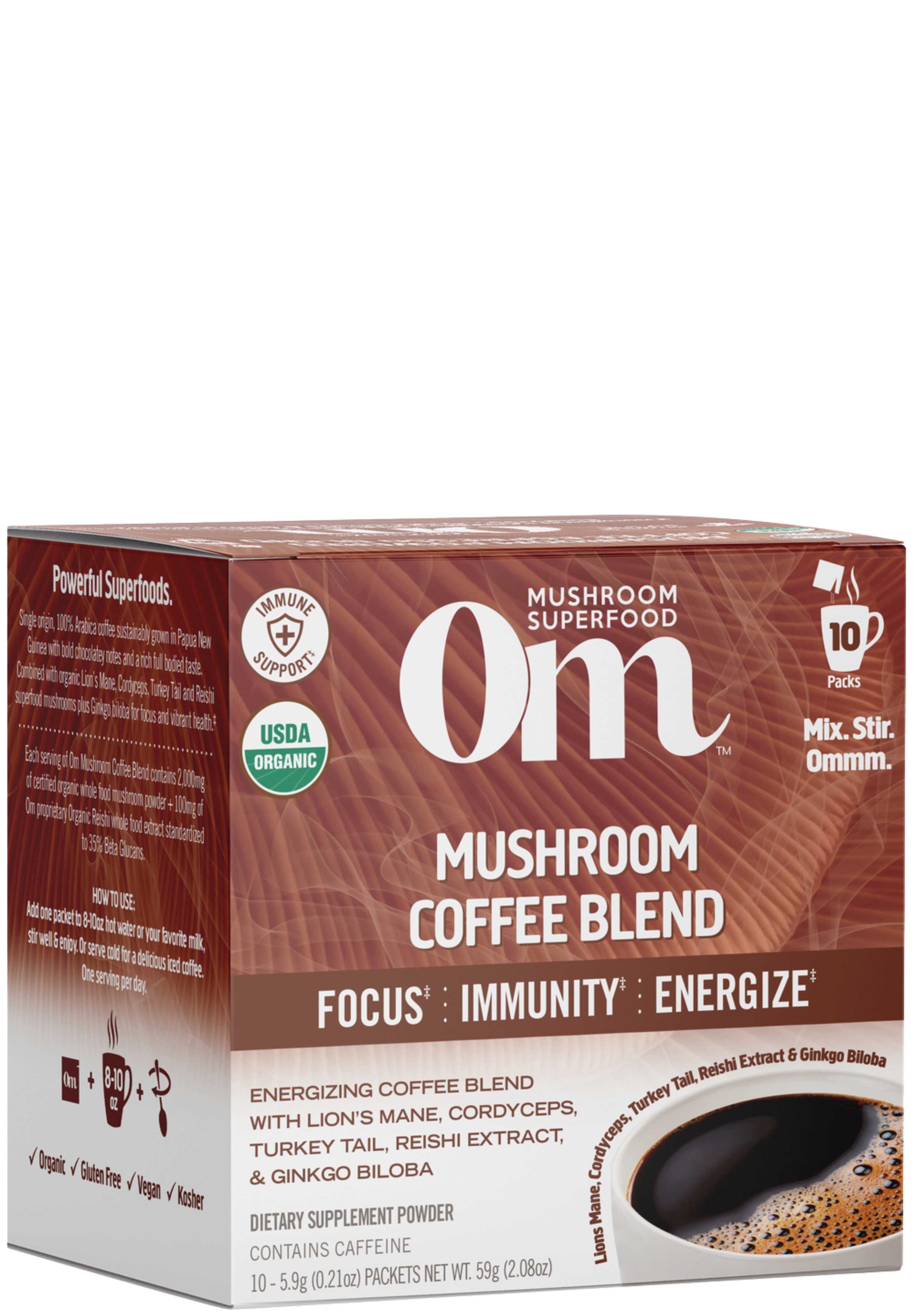 Om Mushroom Superfood Mushroom Coffee Blend