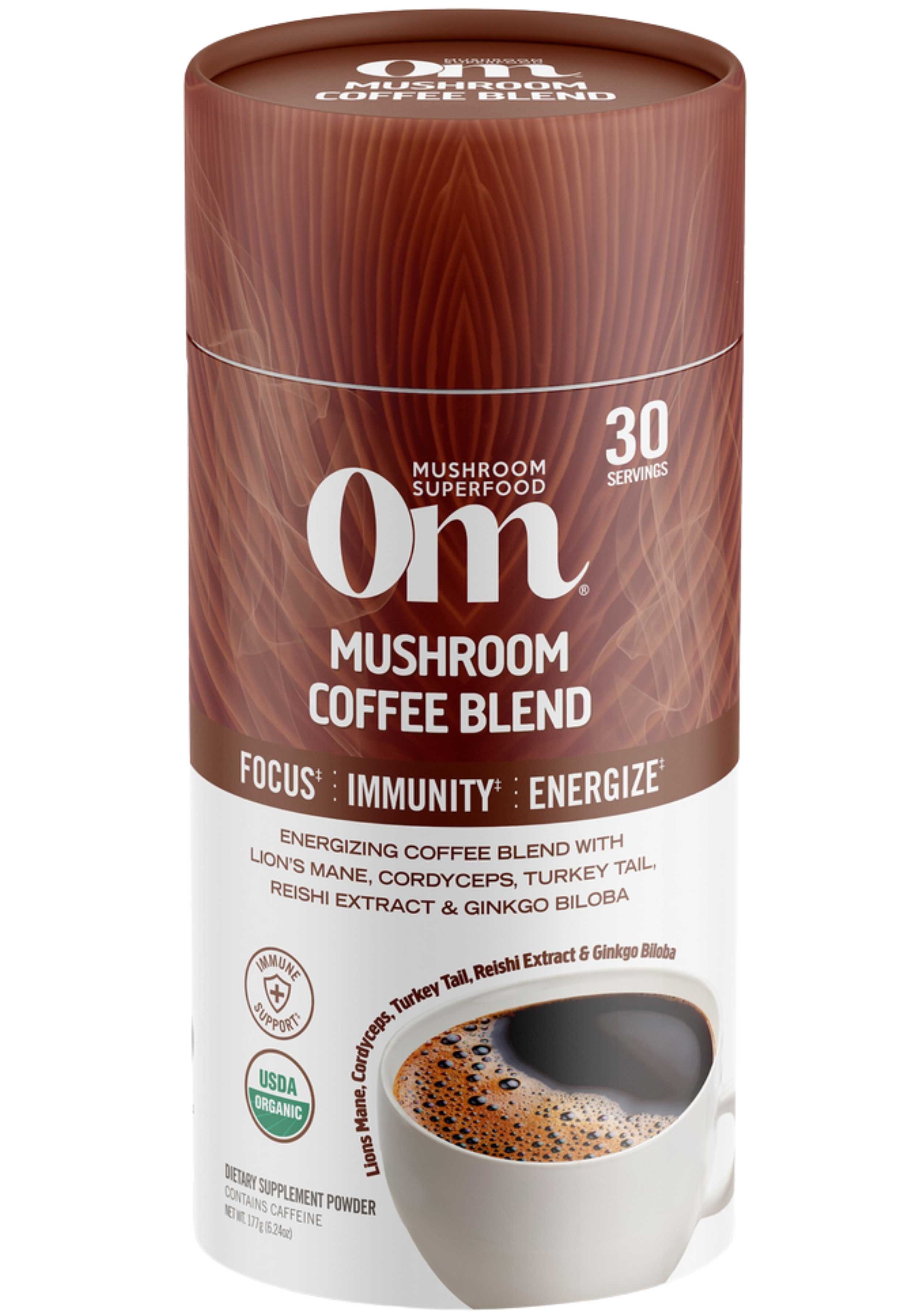Om Mushroom Superfood Mushroom Coffee Blend