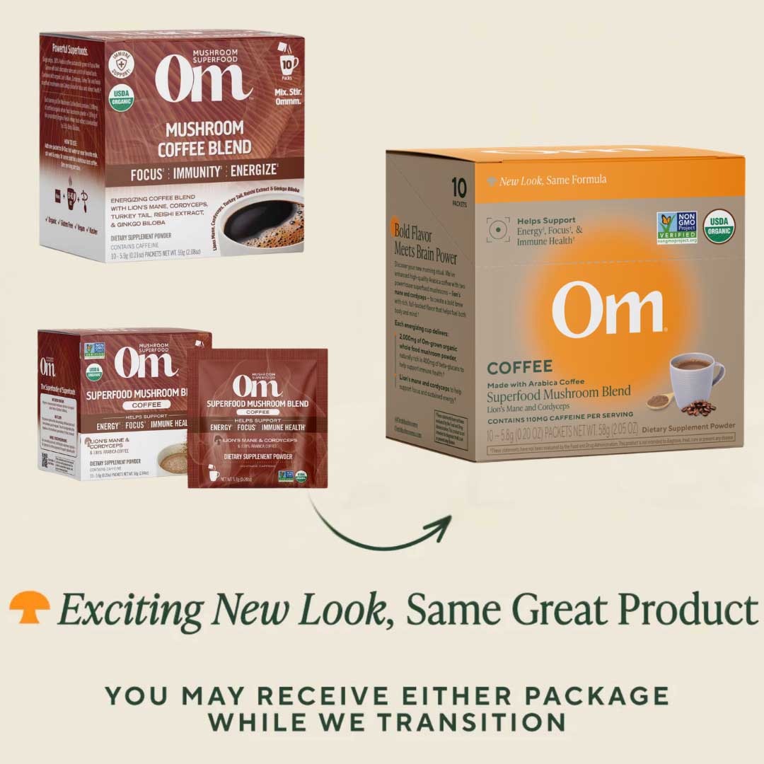 Om Mushroom Superfood Mushroom Coffee Blend