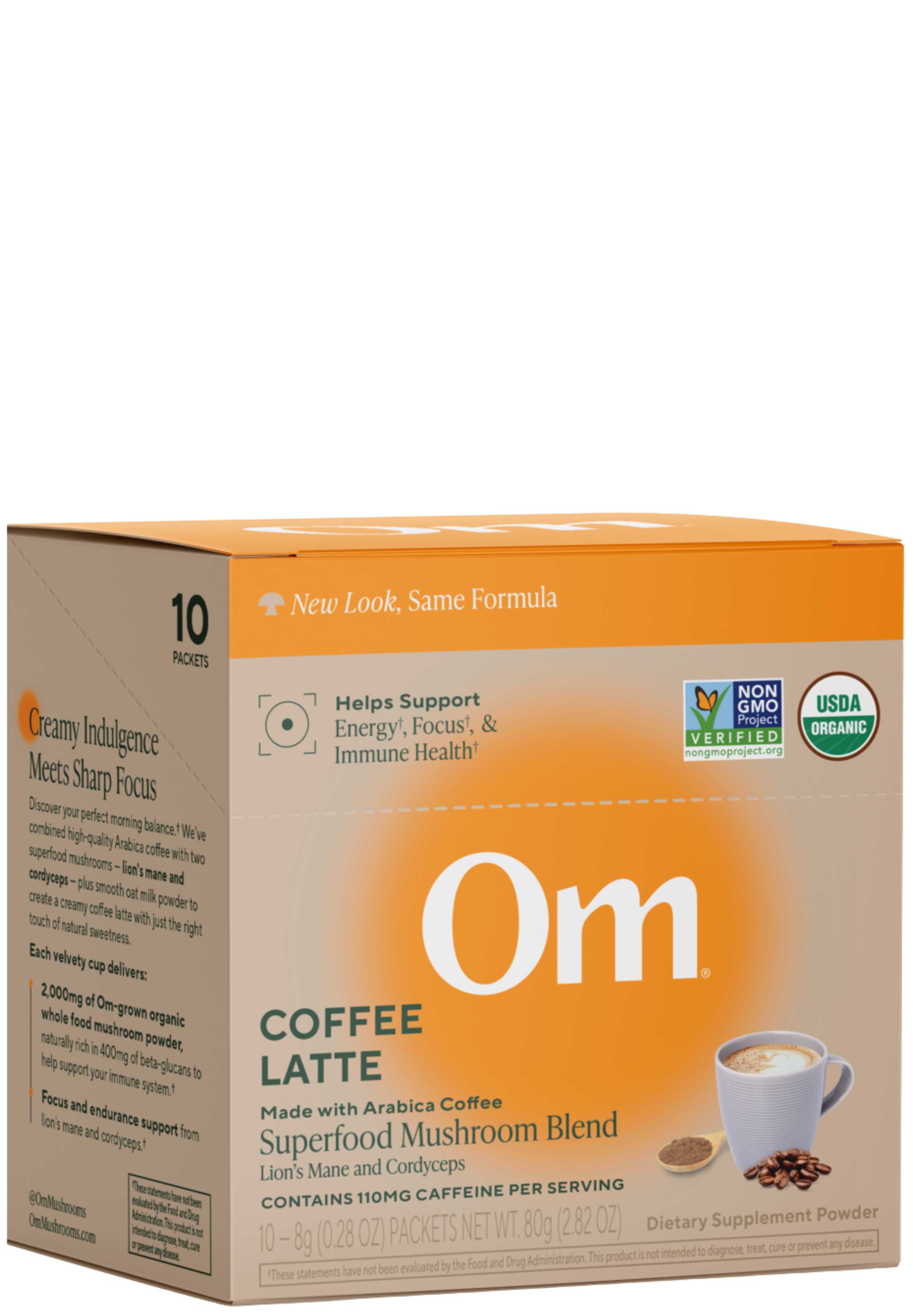 Om Mushroom Superfood Mushroom Coffee Latte Blend