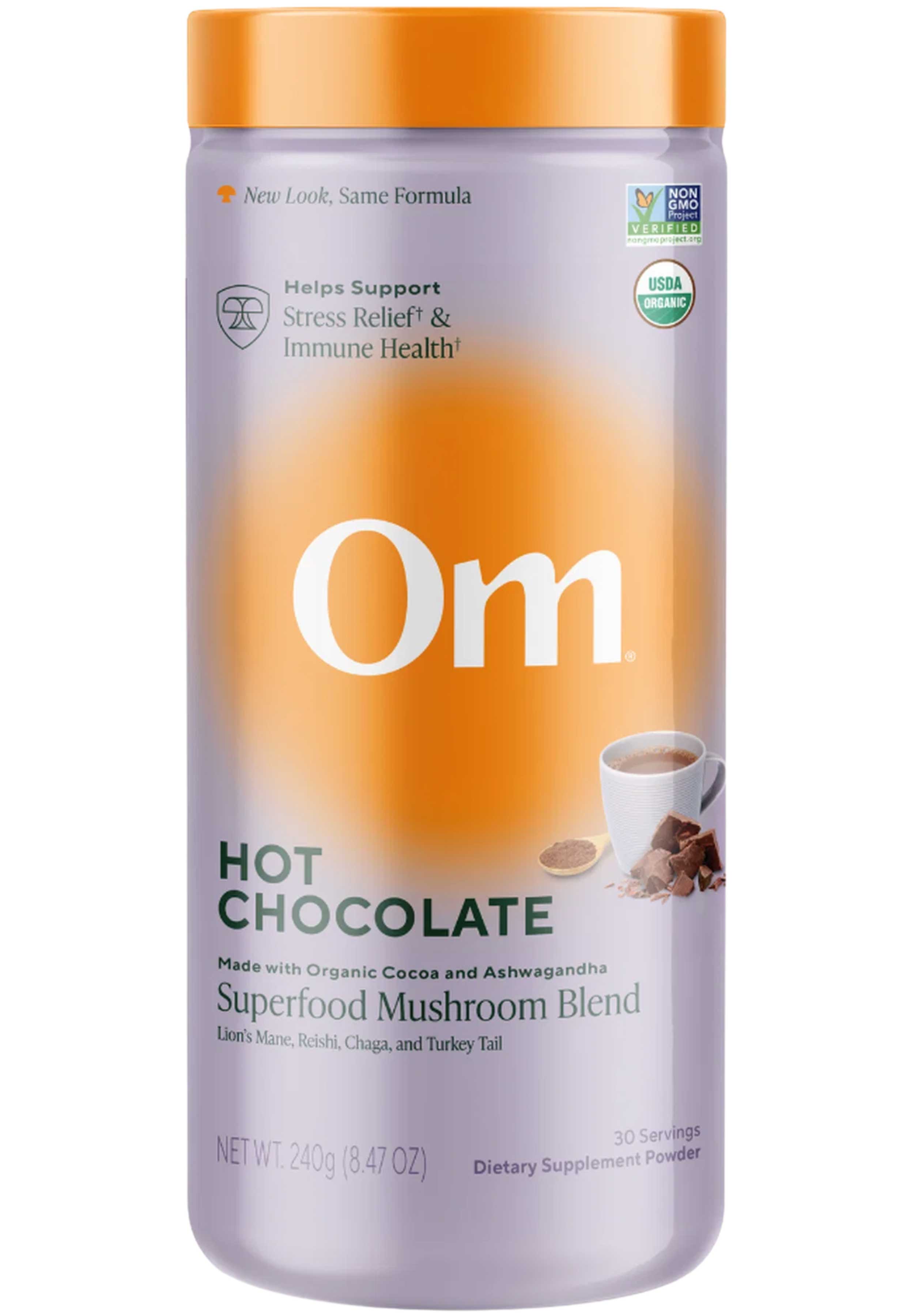 Om Mushroom Superfood Mushroom Hot Chocolate Blend
